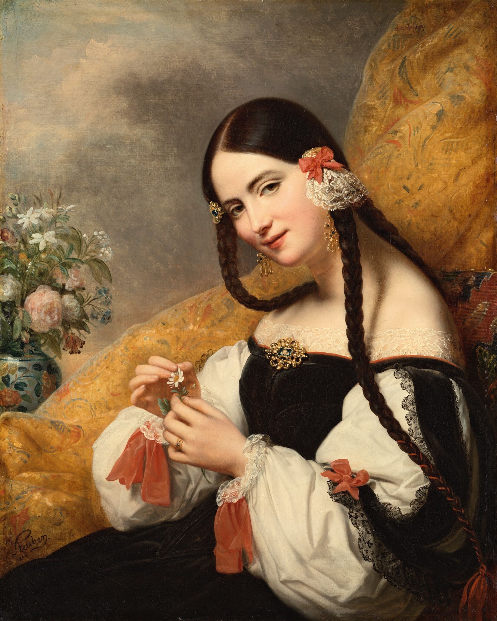 Андалузянка, Karl Shteyben, 1834