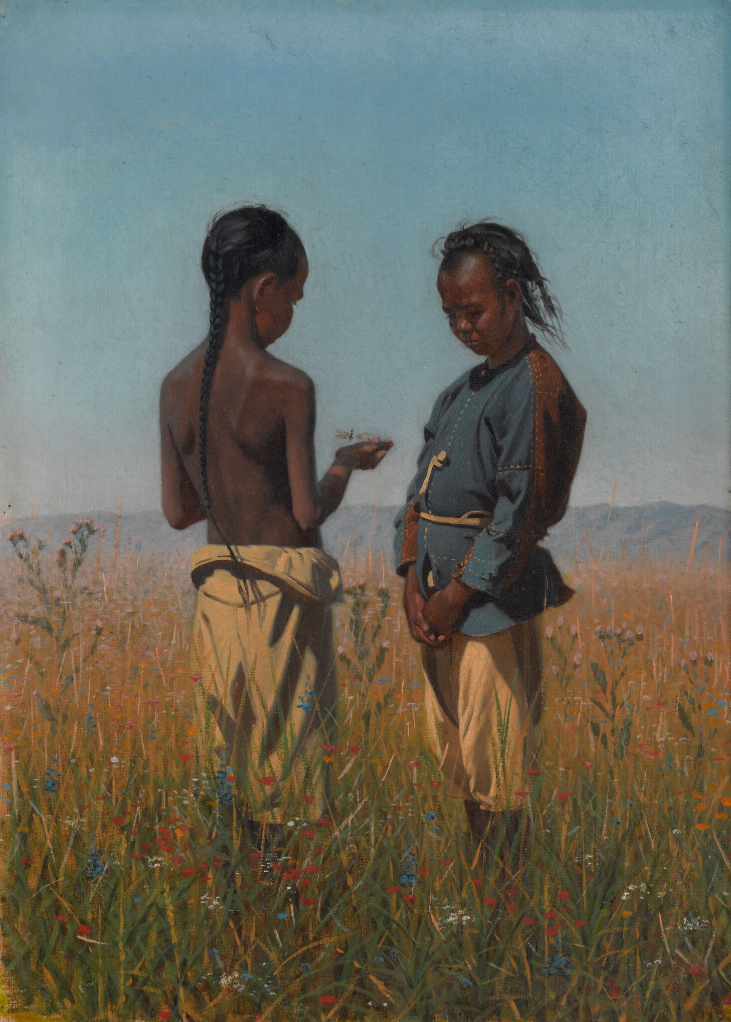 Дети племени солонов, Vasily Vereshchagin, 1869-1870