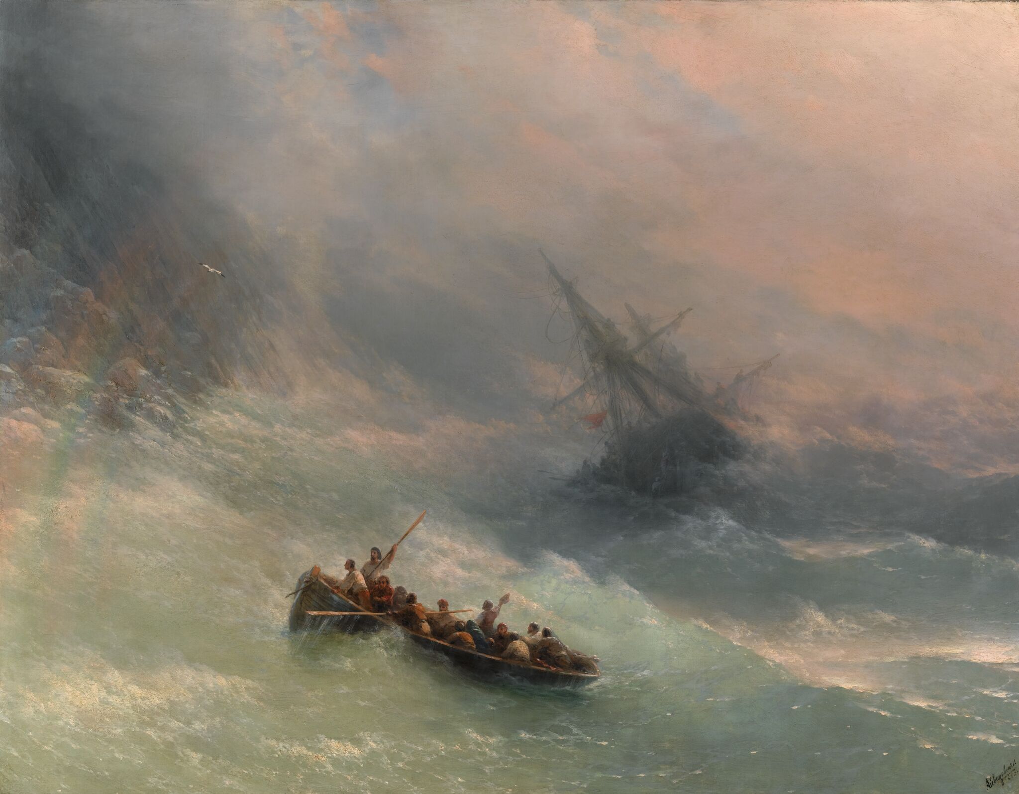 Радуга, Ivan Aivazovsky, 1873