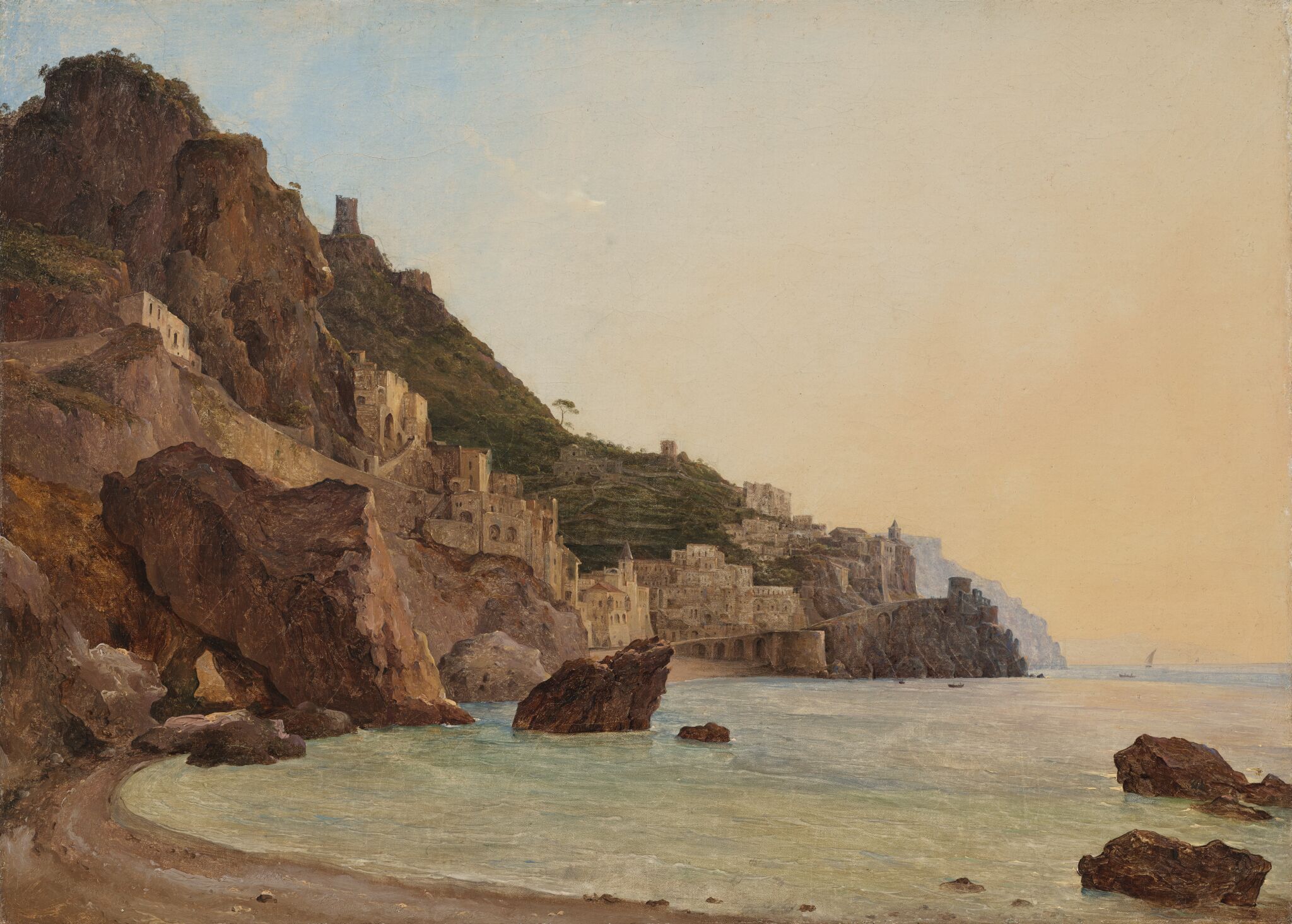 Приморский вид в Италии, Nikanor Chernetsov, 1840s