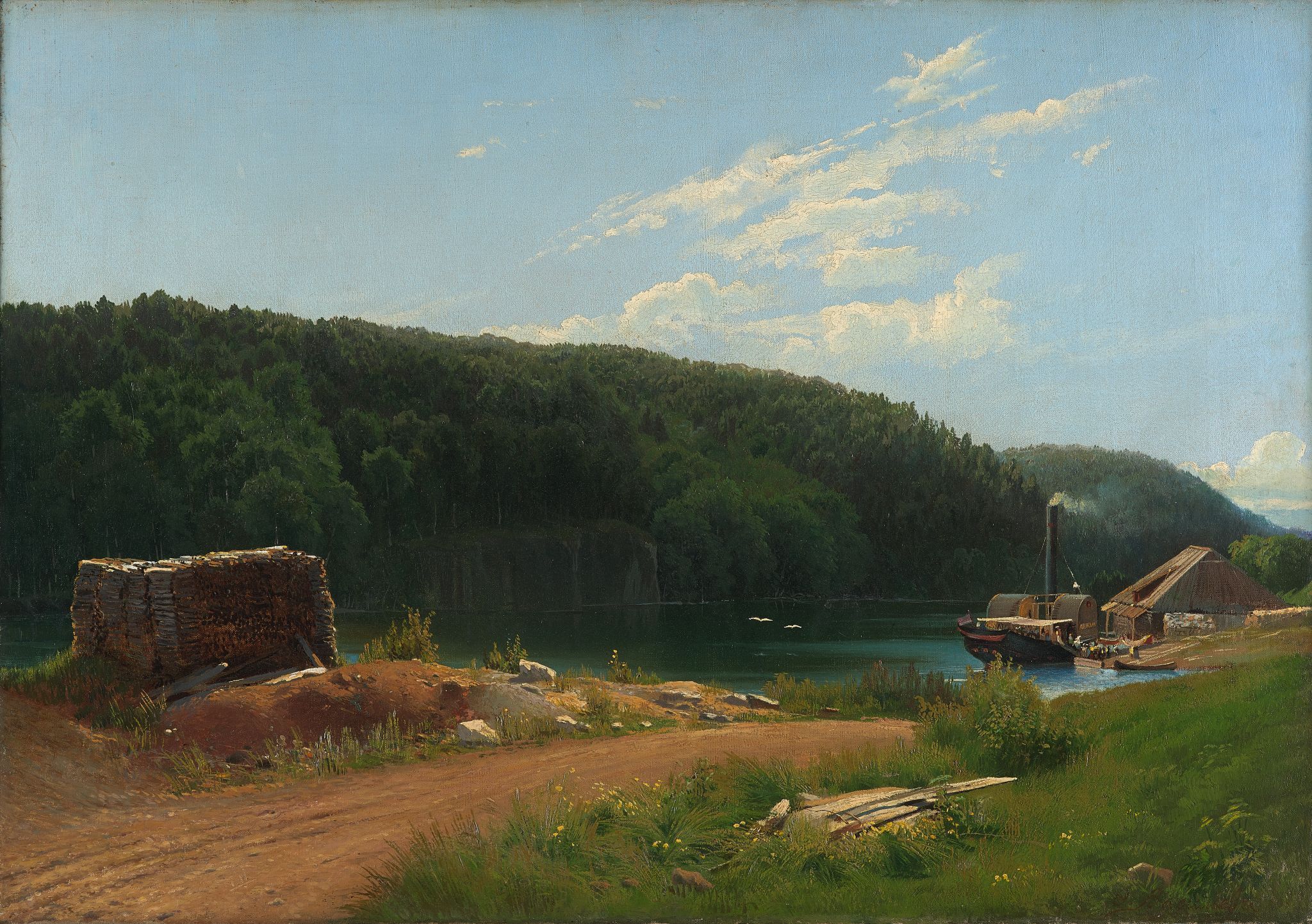 На острове Валааме, Fyodor Vasilyev, 1869