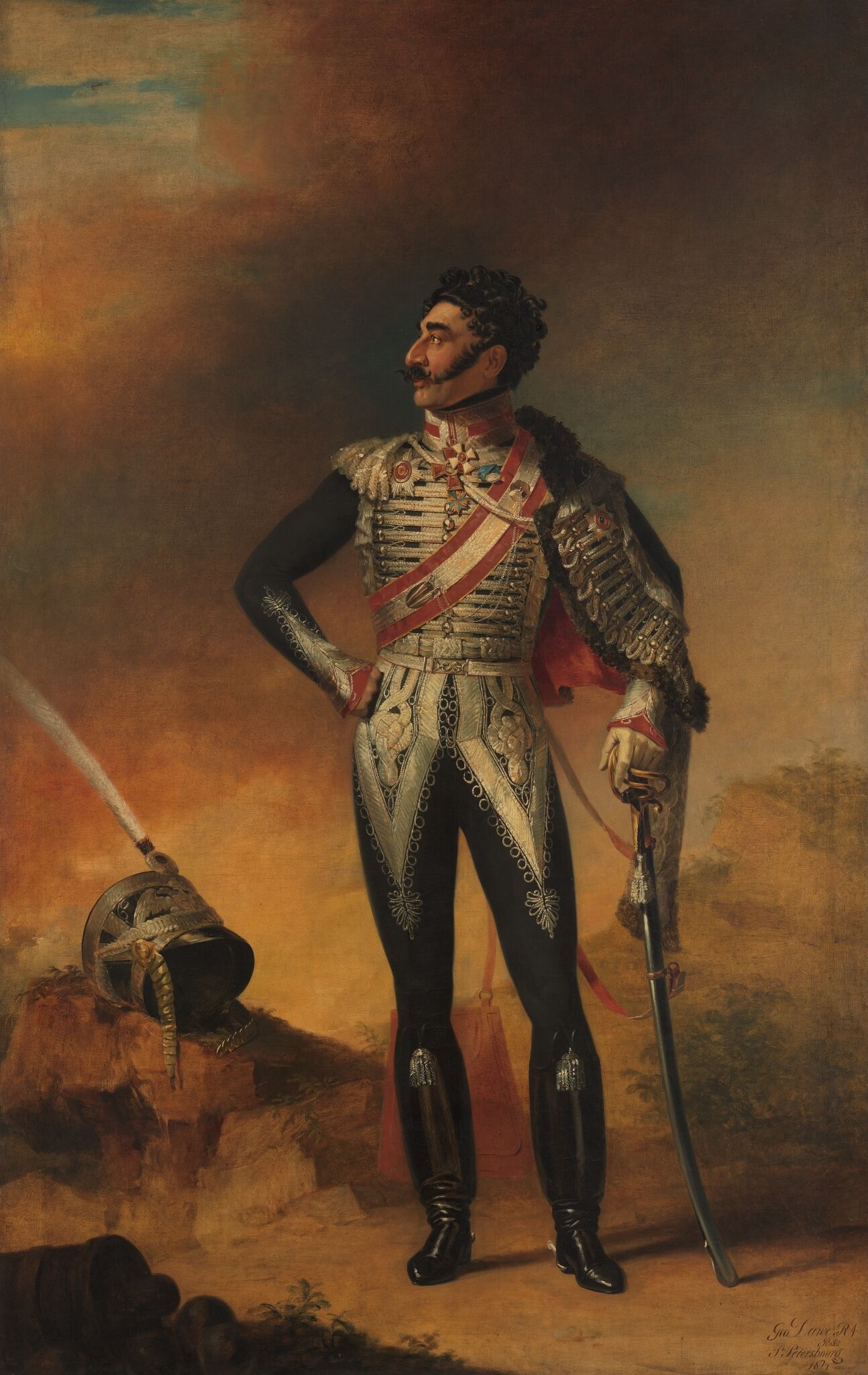 Портрет В.Г. Мадатова, George Dawe, 1824