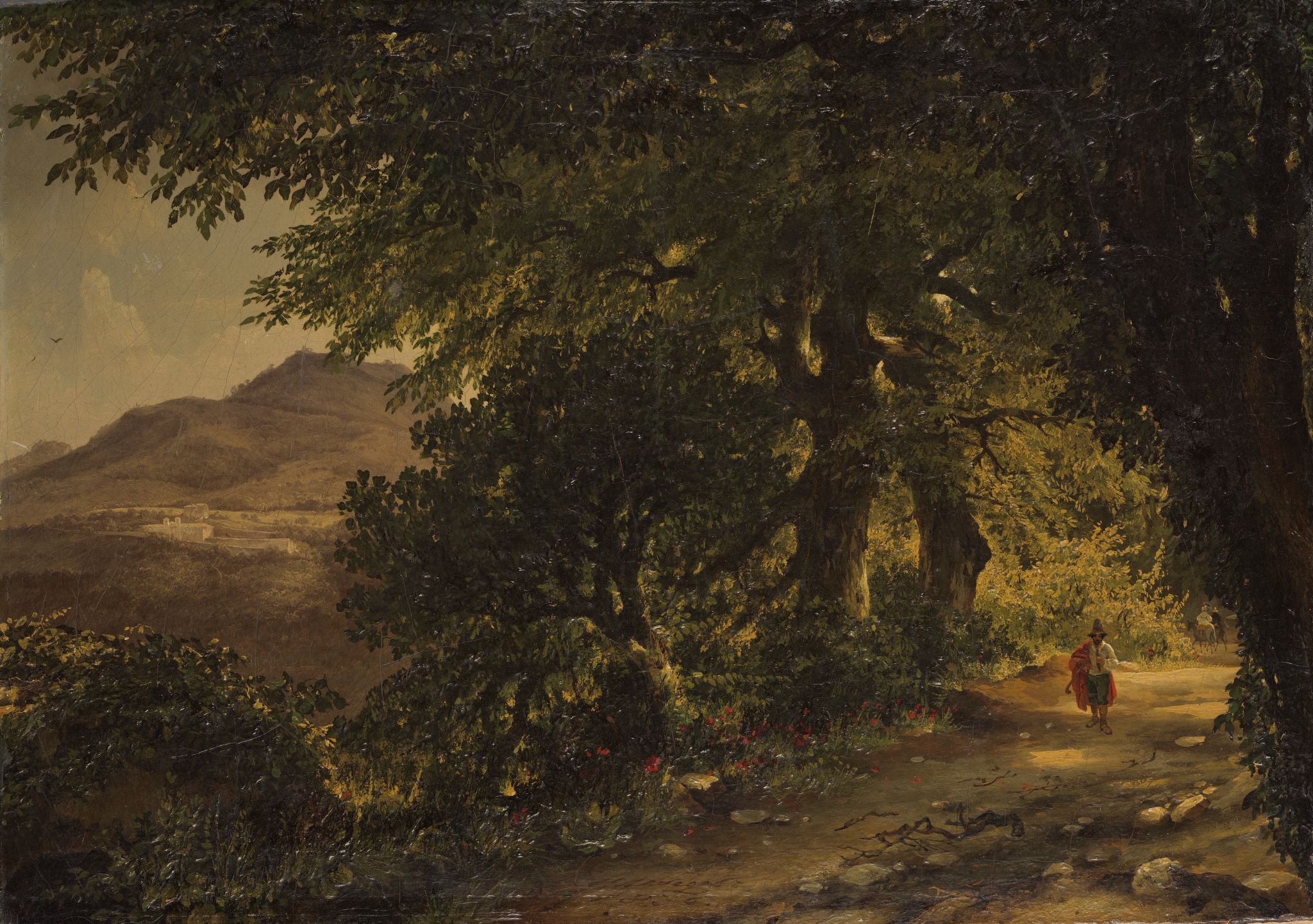 Вид окрестностей Альбано близ Рима, Mikhail Lebedev, 1836