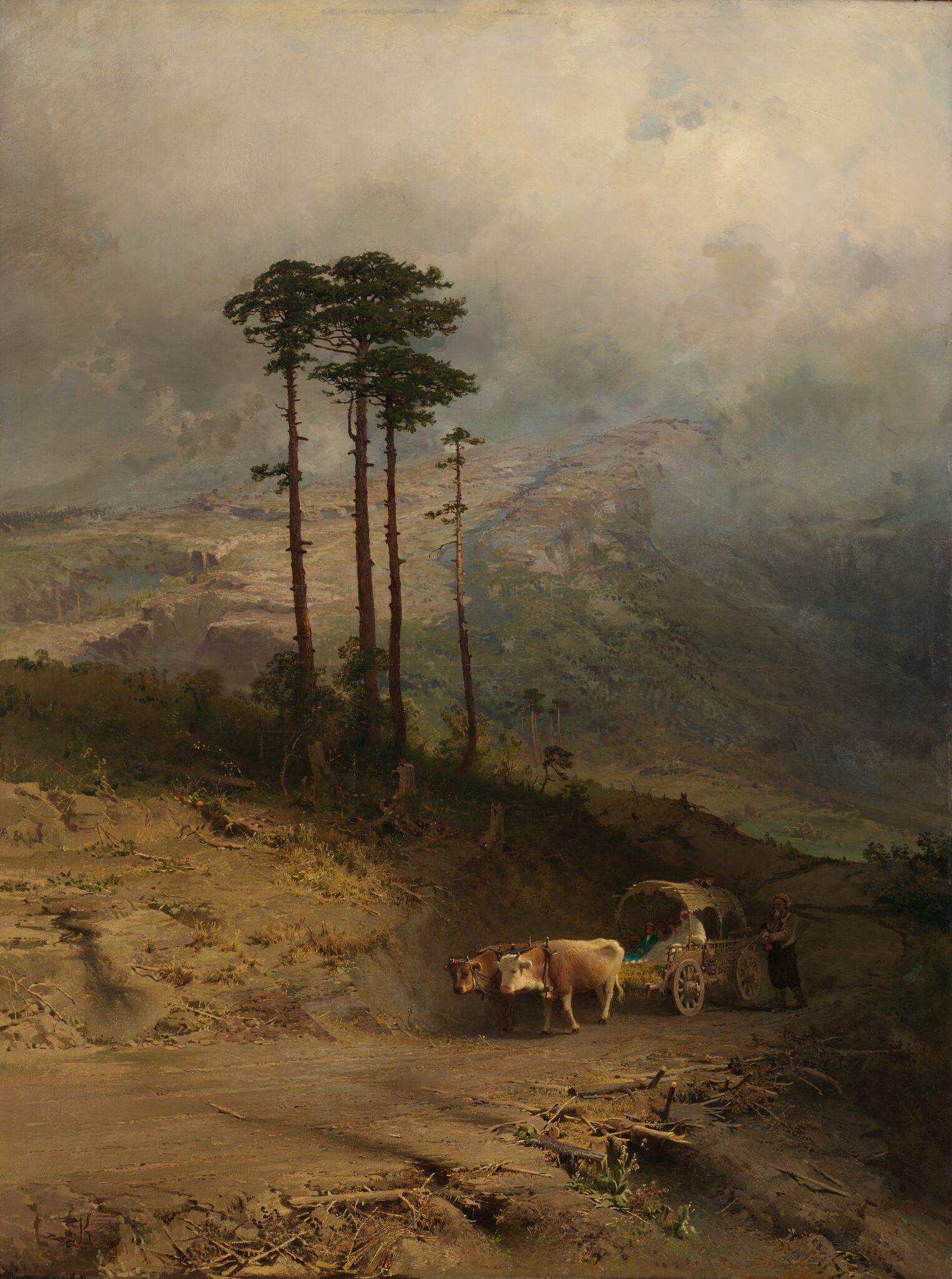 В Крымских горах, Fyodor Vasilyev, 1873