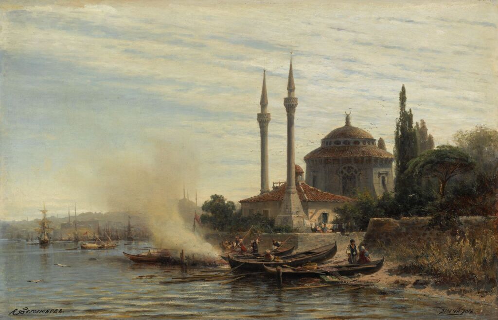 Золотой Рог в Константинополе