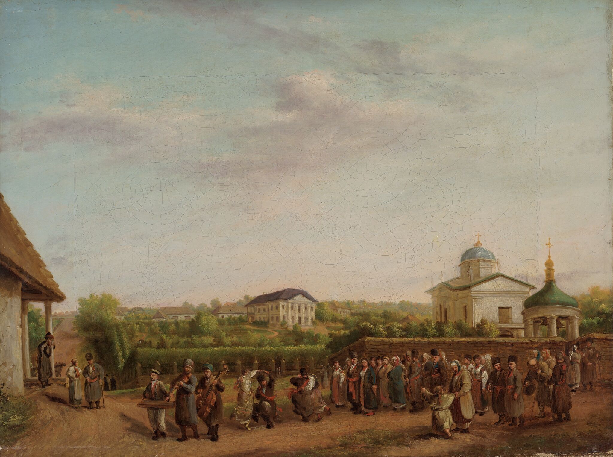 Свадьба в селе Кукавке Подольской губернии, Vasily Andreevich Tropinin, between 1818 and 1821