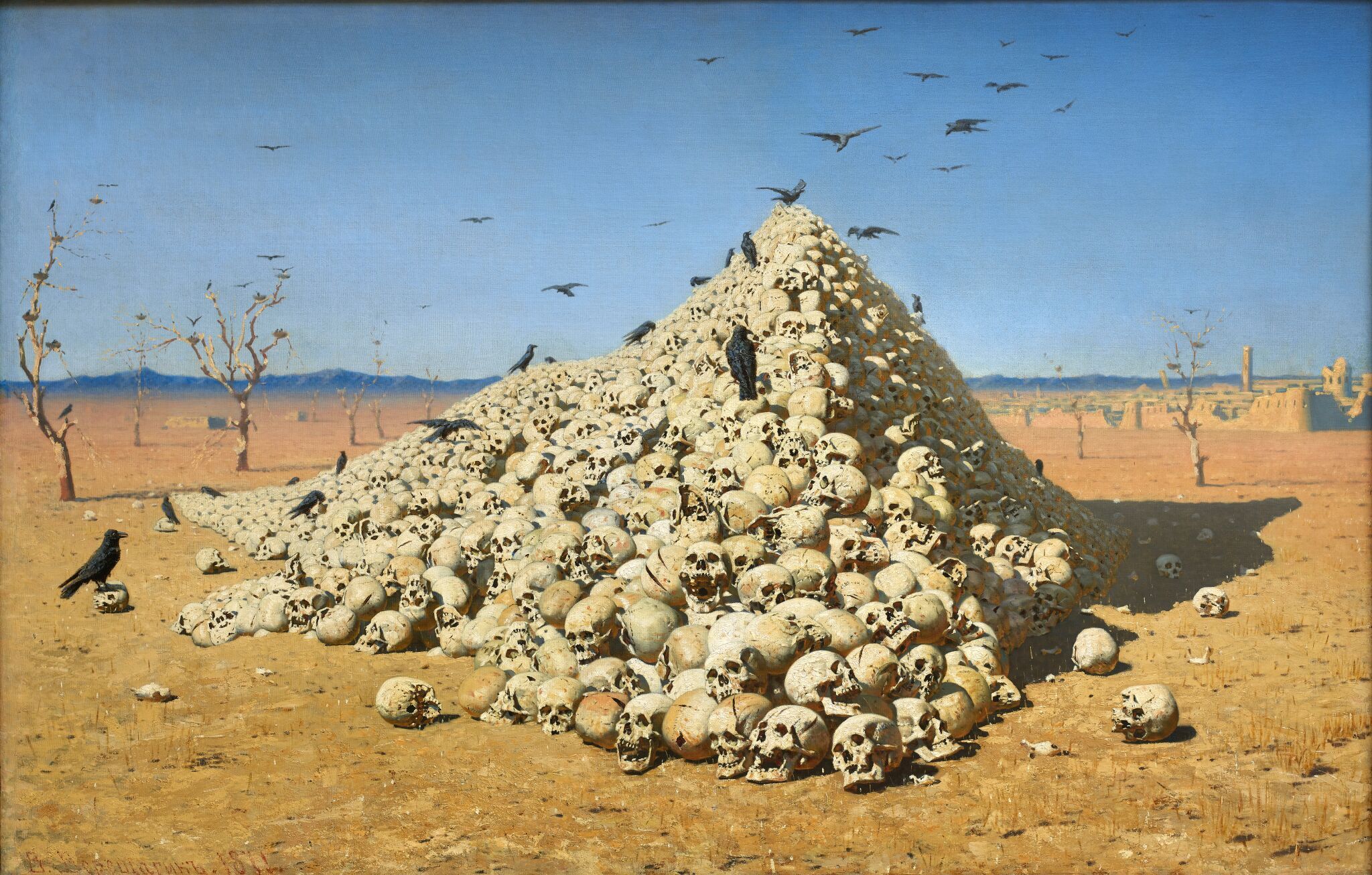 Апофеоз войны, Vasily Vereshchagin, 1871