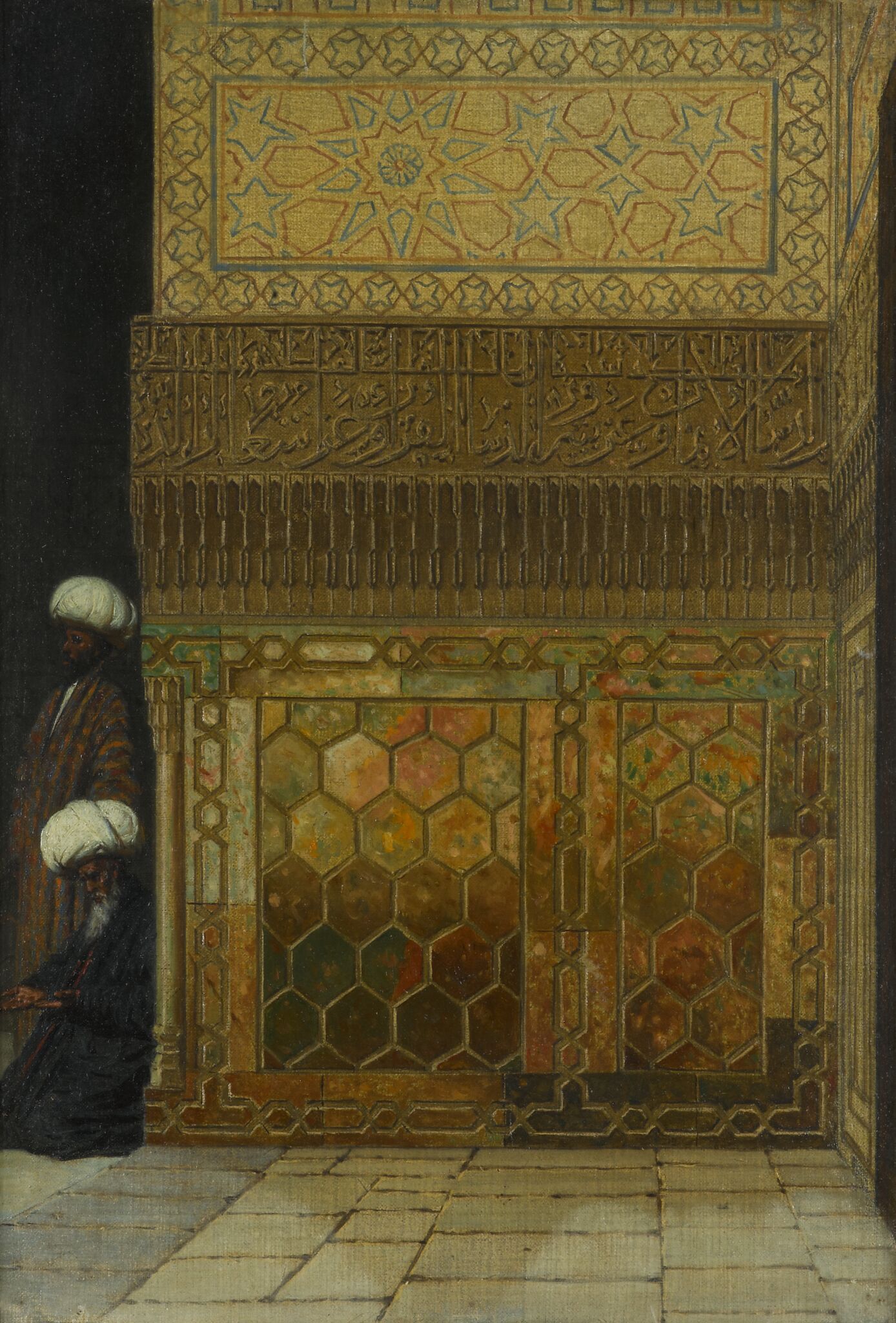 Угол в мавзолее Гур-Эмир, Vasily Vereshchagin, 1869-1870