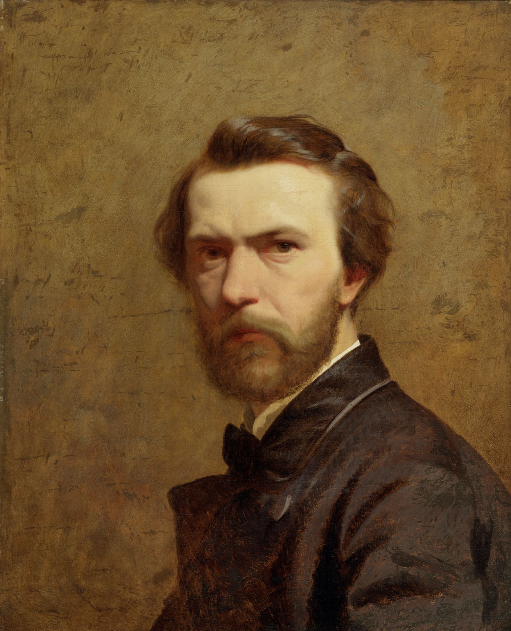 Автопортрет, Fyodor Bronnikov, mid-1850s