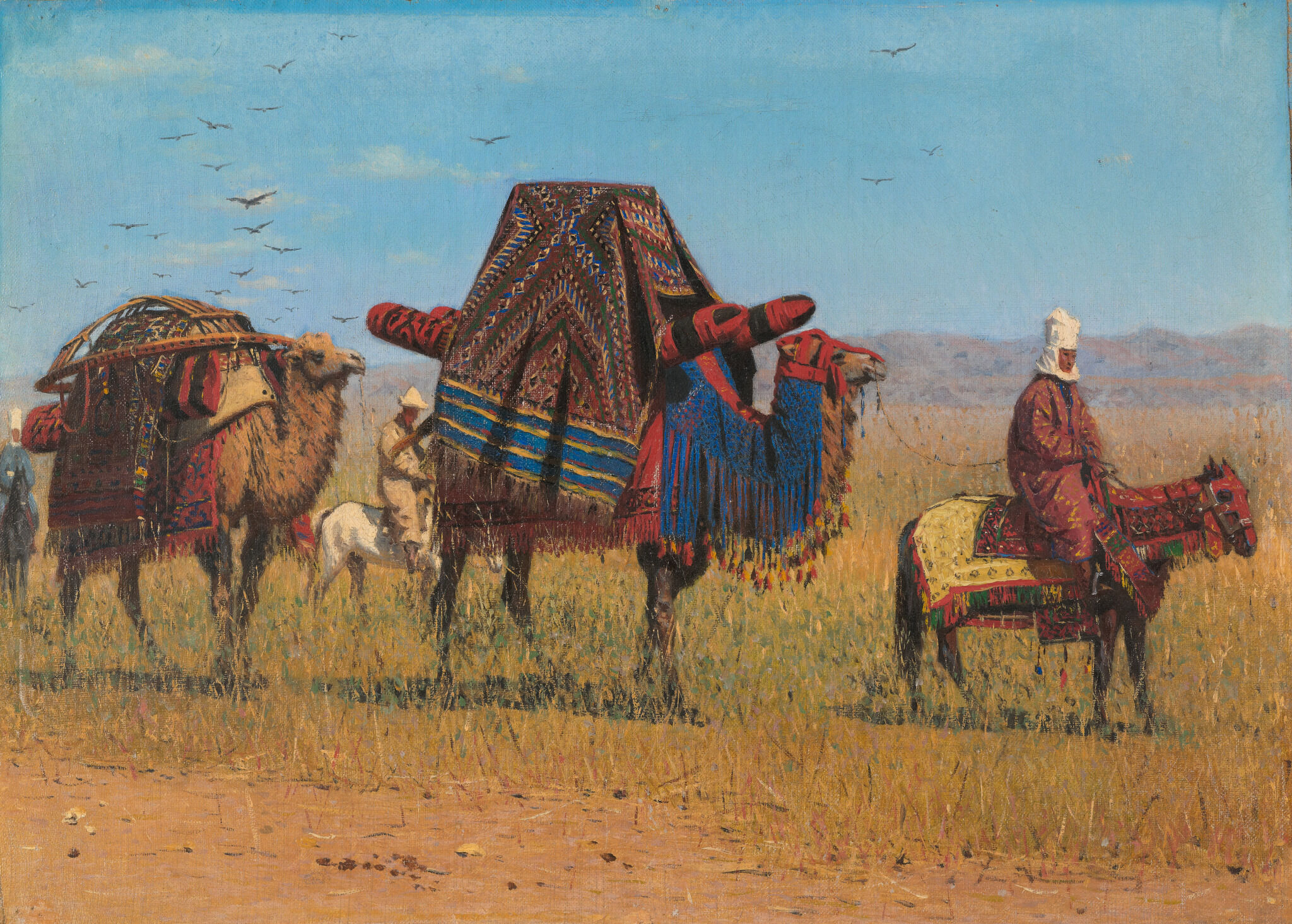 Перекочевка киргизов, Vasily Vereshchagin, 1869-1870