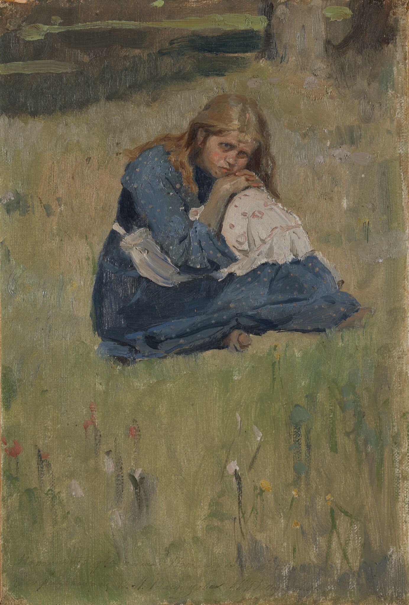 Алёнушка, Viktor Vasnetsov, 1880