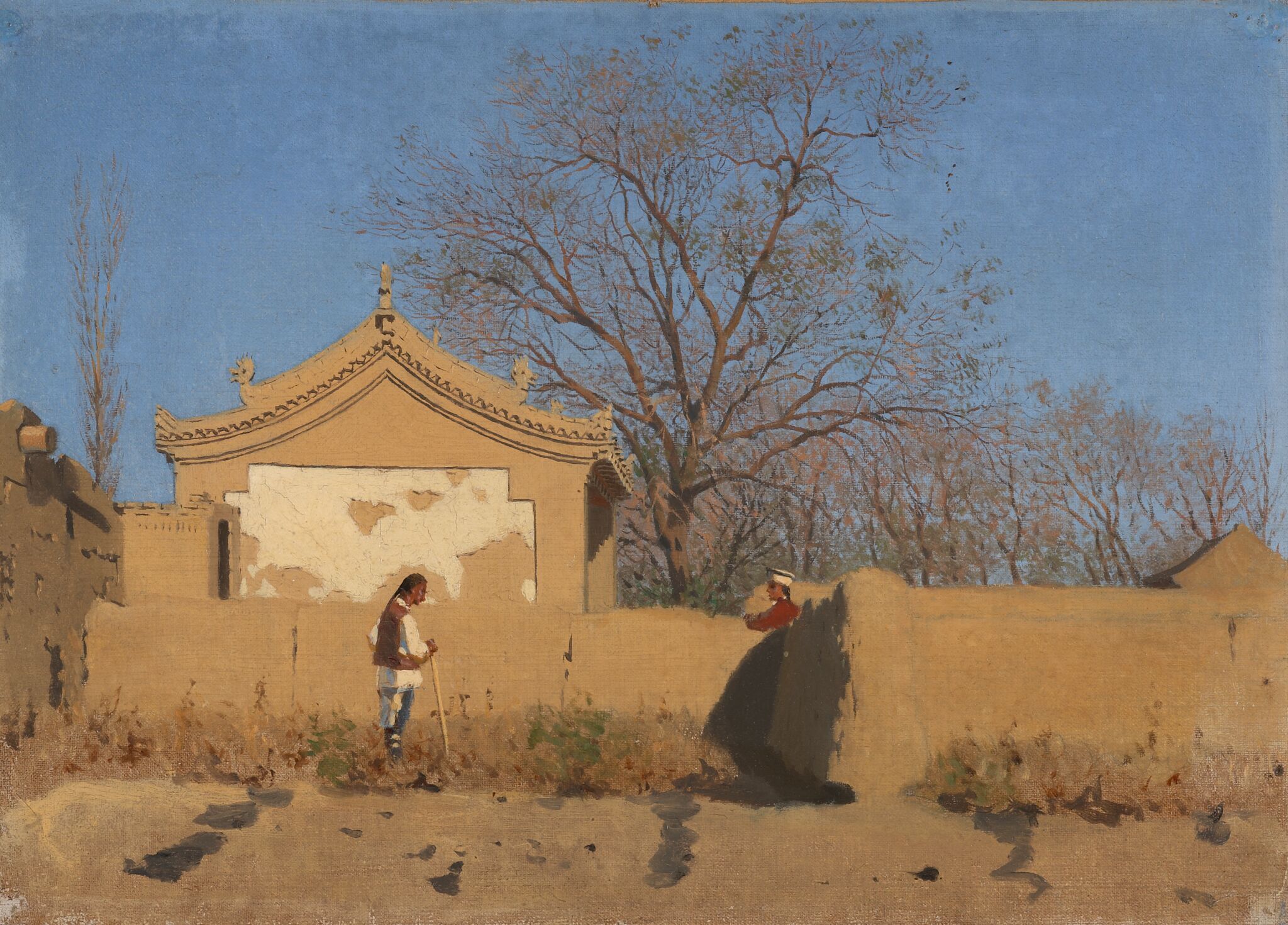 Дом солона в Ак-Кенте, Vasily Vereshchagin, 1869-1870