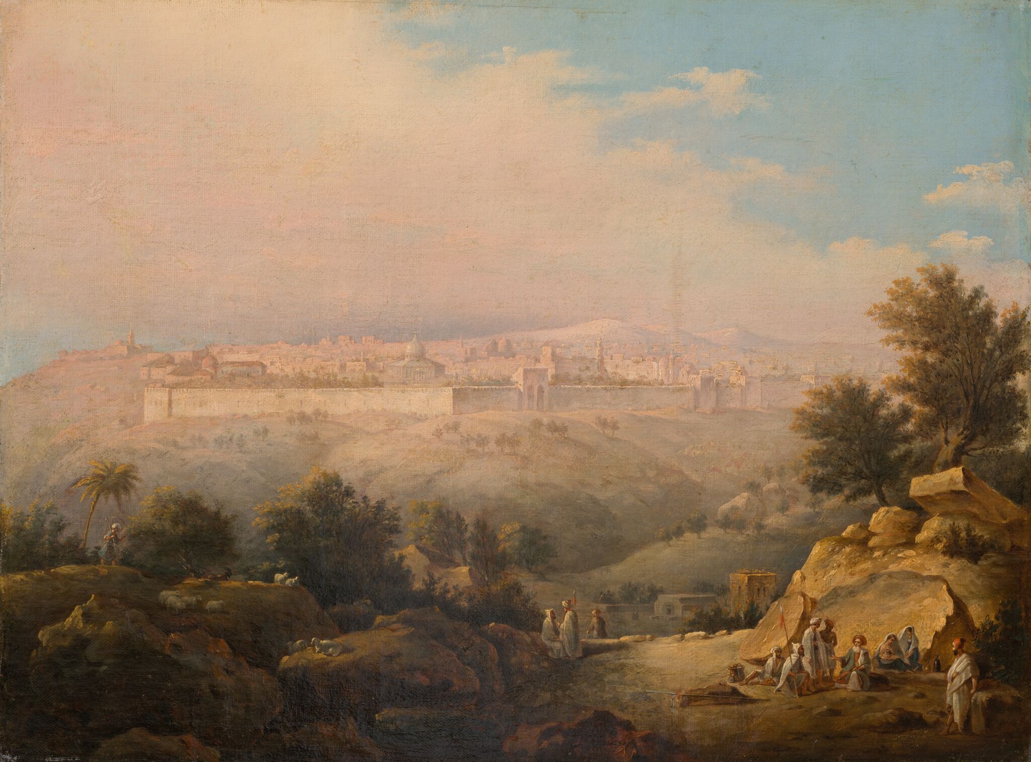 Иерусалим днем, Maxim Vorobiev, 1830s