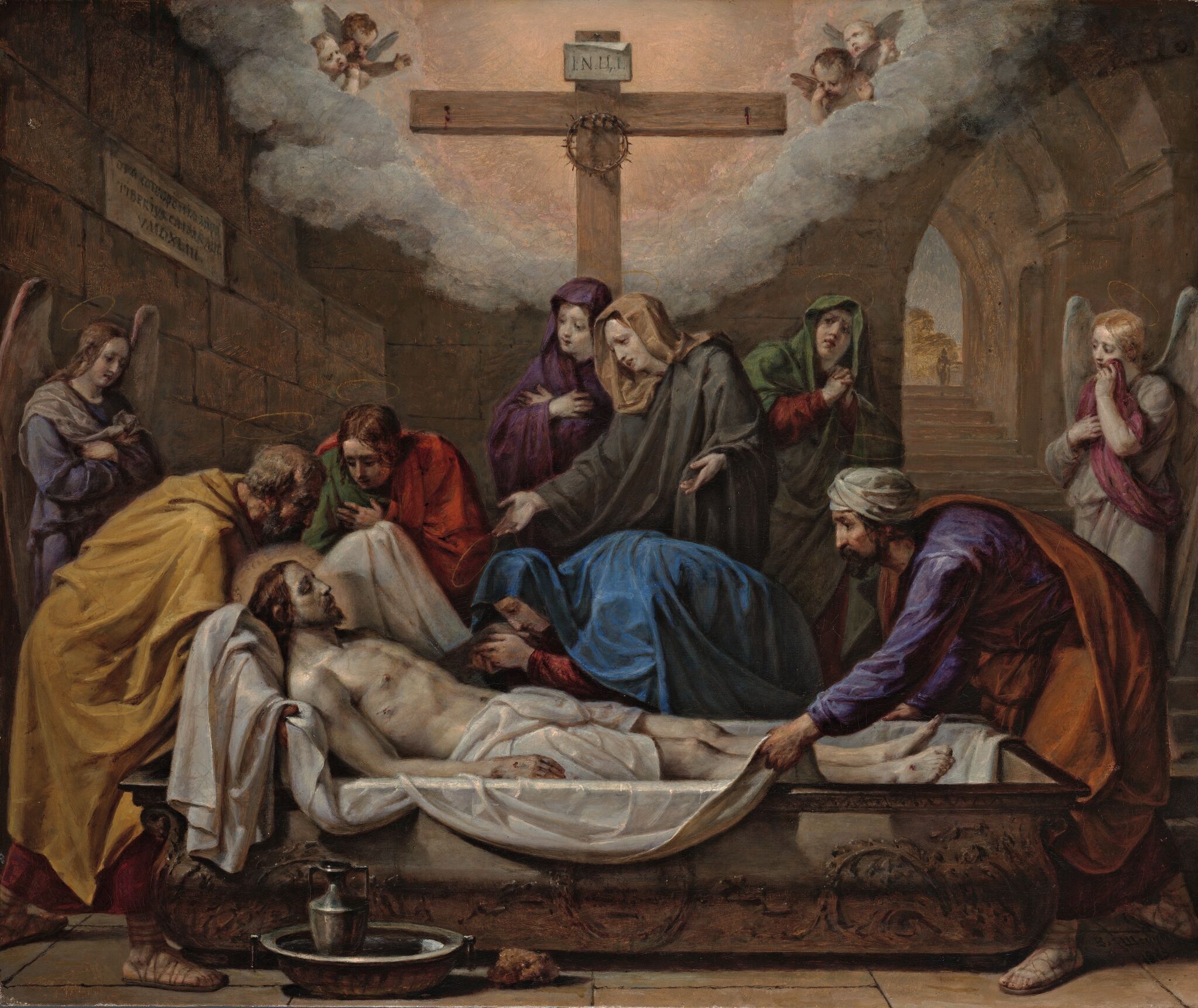 Положение во гроб, Vasiliy Shebuyev, 1848