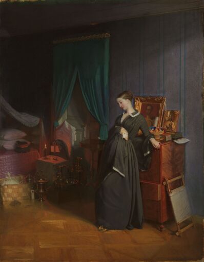 Вдовушка (с лиловыми обоями)