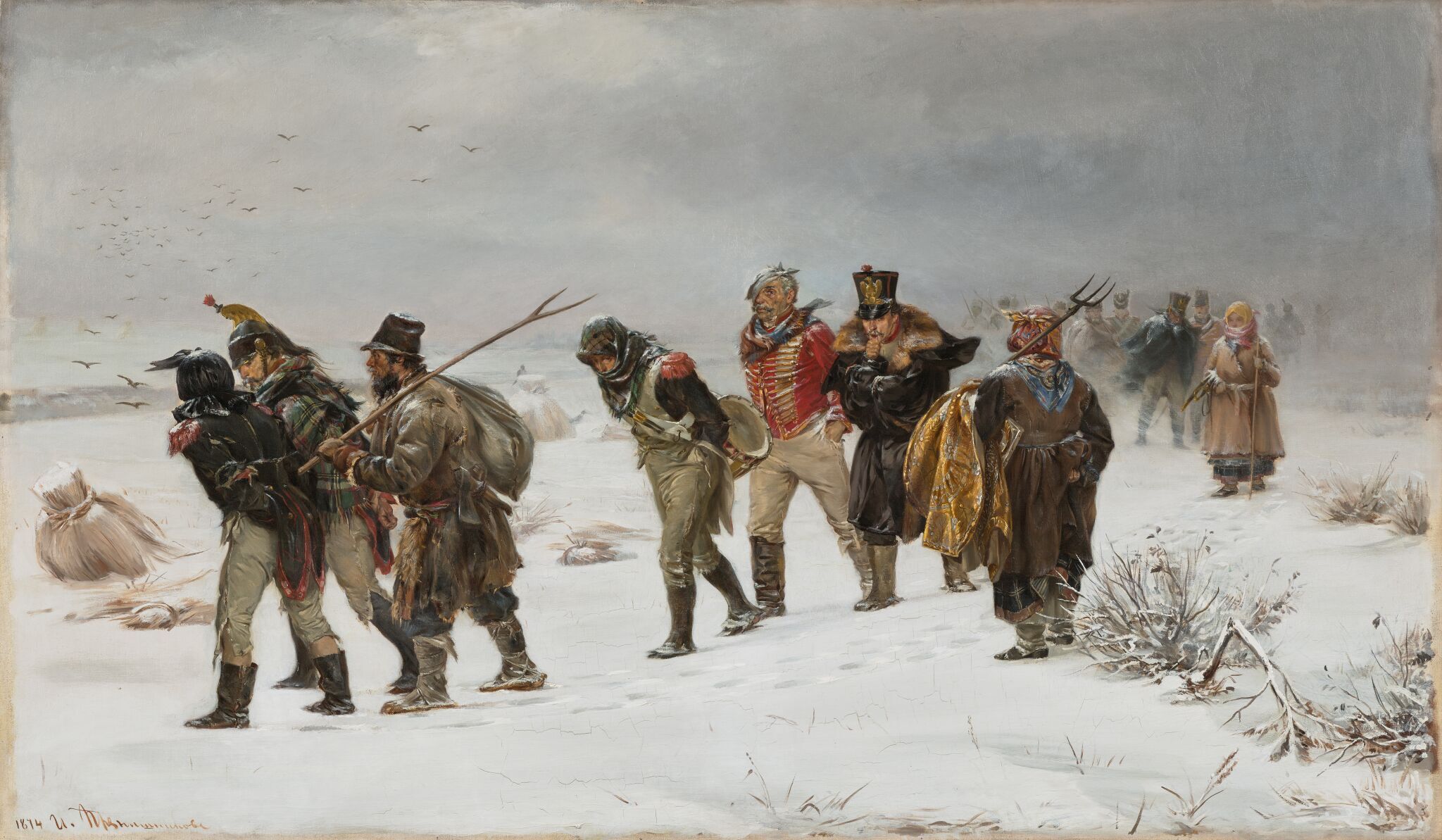 В 1812 году, Illarion Mikhailovich Pryanishnikov, 1874