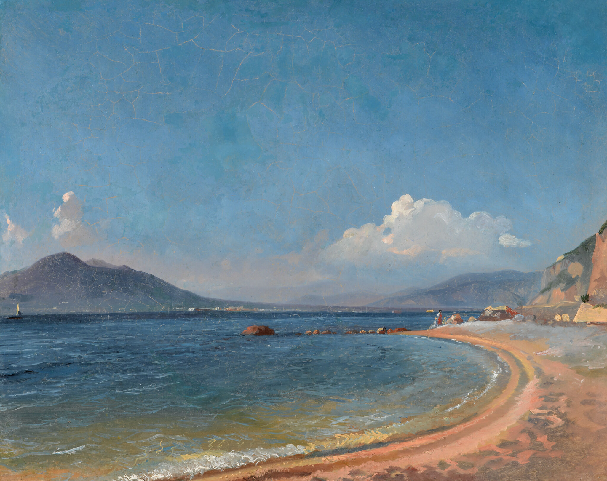 Морской залив. Вико, Nikolai Ge, 1858