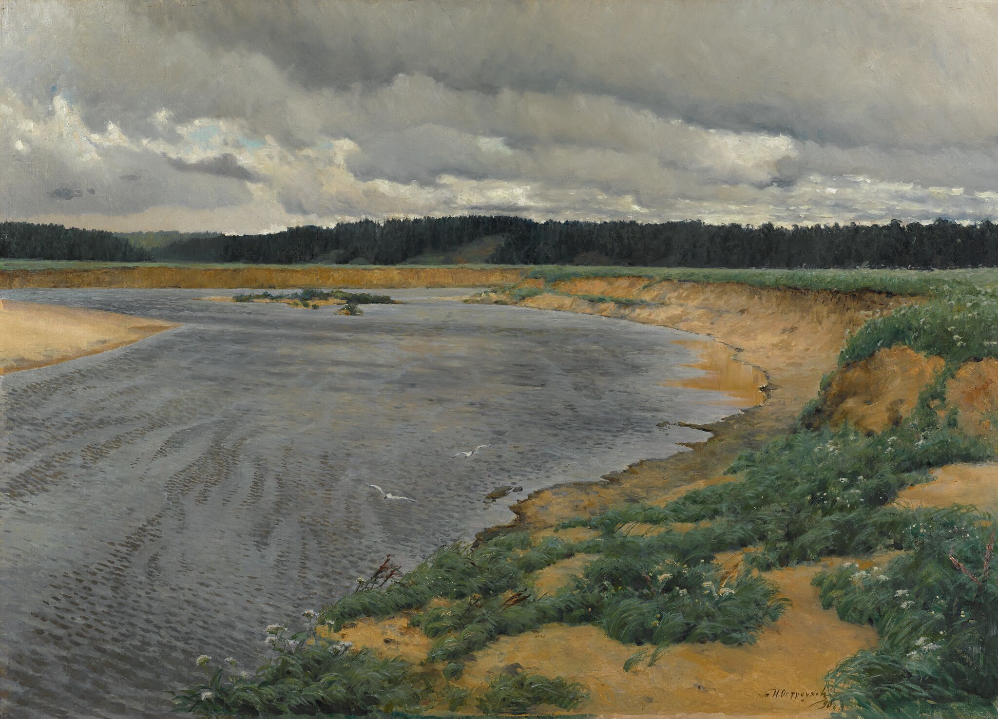 «Сиверко», Ilya Ostroukhov, 1890