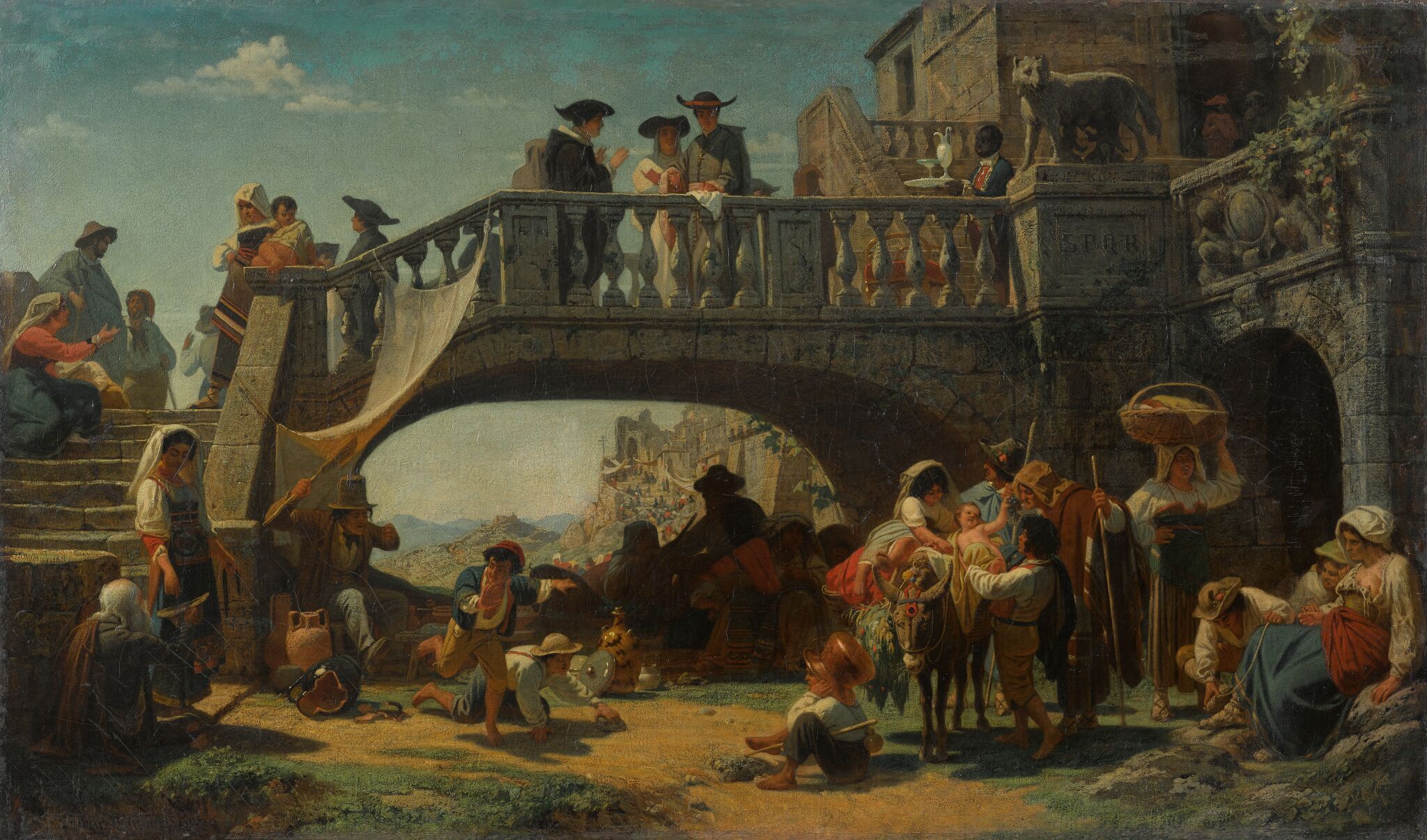 Утро в Риме, Johann Reimers, late 1850s – early 1860s