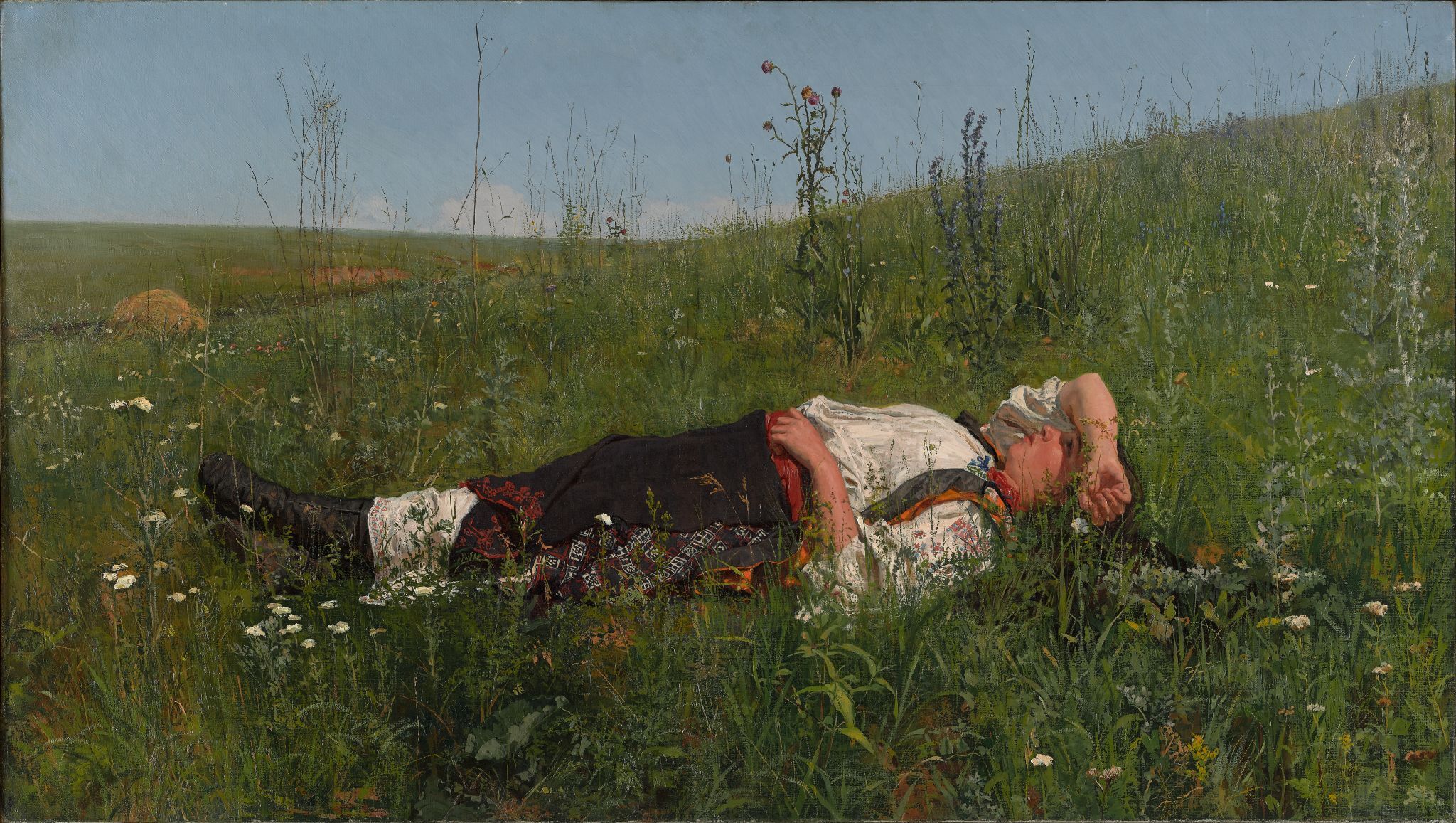 В праздник, Nikolai Dmitriyevich Kuznetsov, 1879