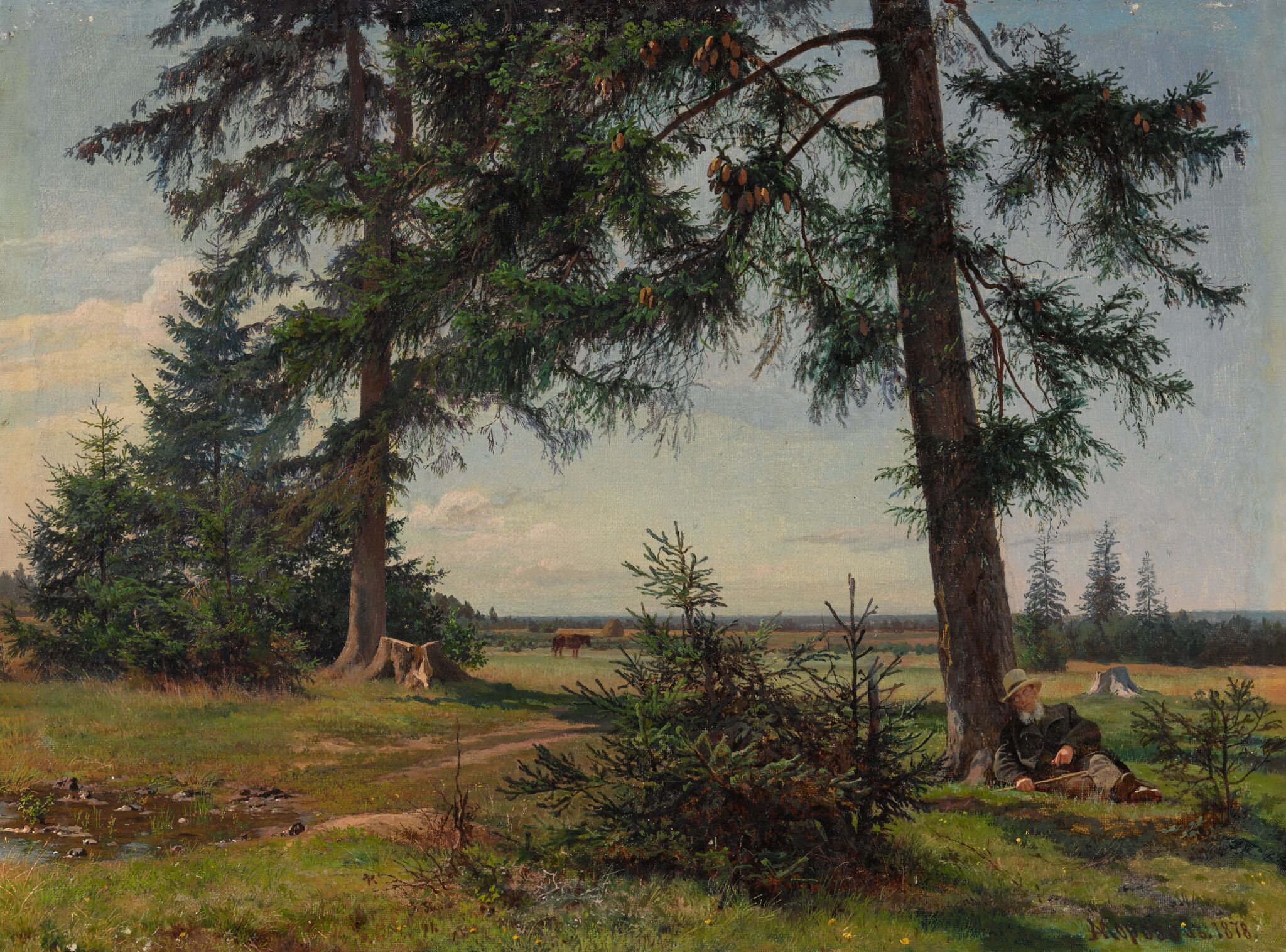 Летний день, Alexander Ivanovich Morozov, 1878