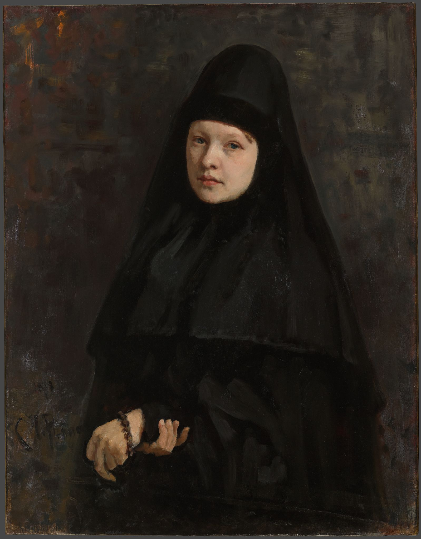 Монахиня, Ilya Repin, 1878