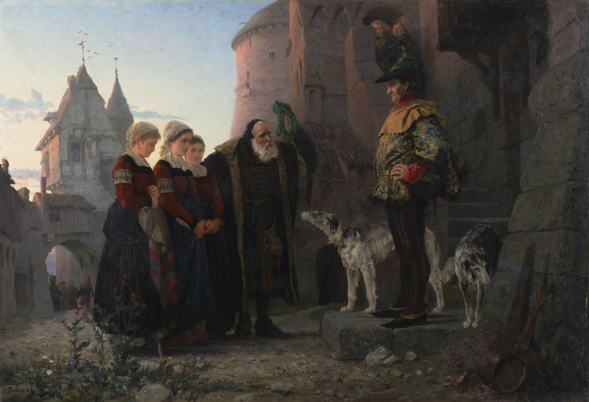 Право господина, Vasily Polenov, 1874
