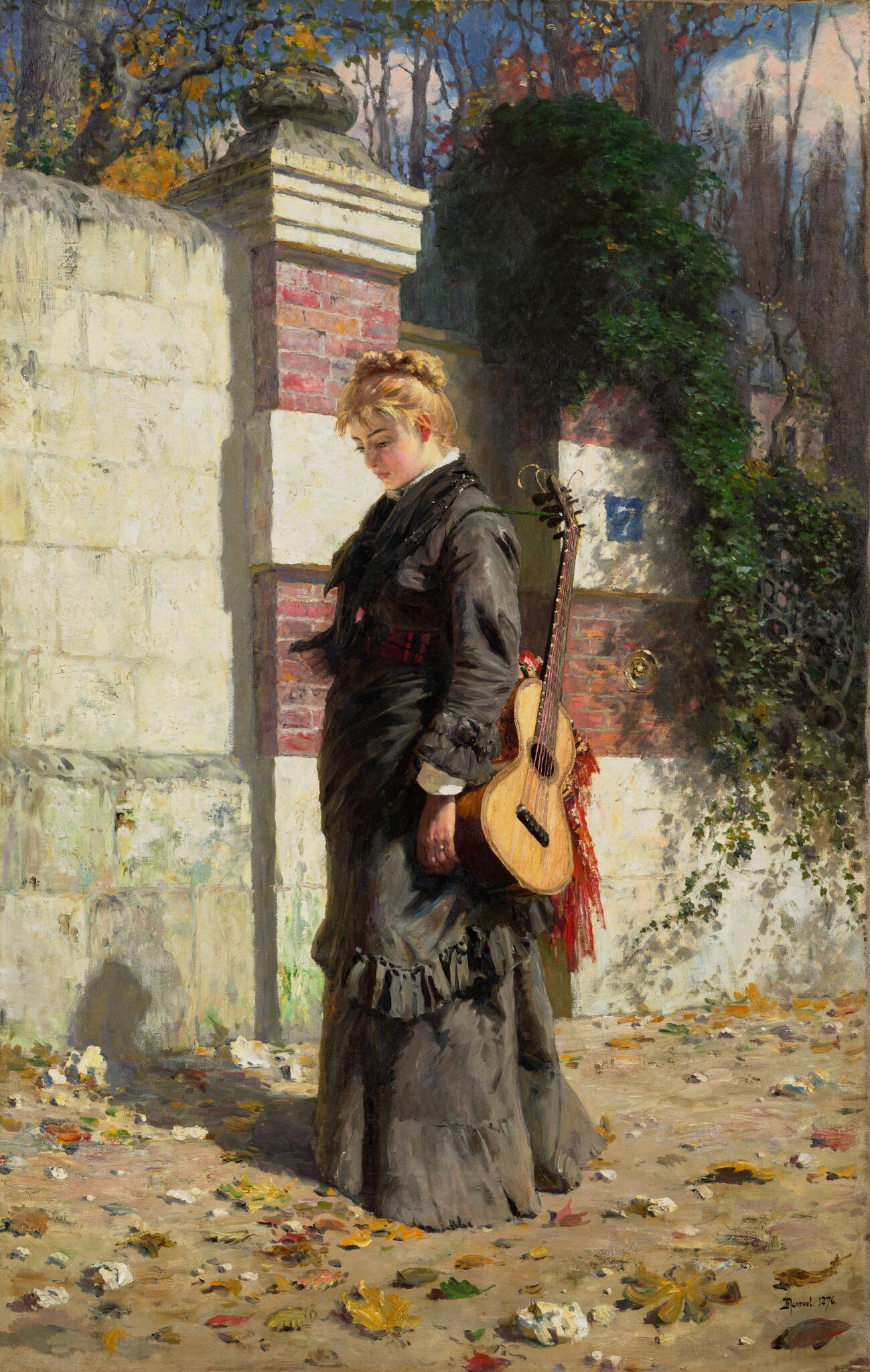 Стрекоза («Лето красное пропела…»), Vasily Polenov, 1875-1876