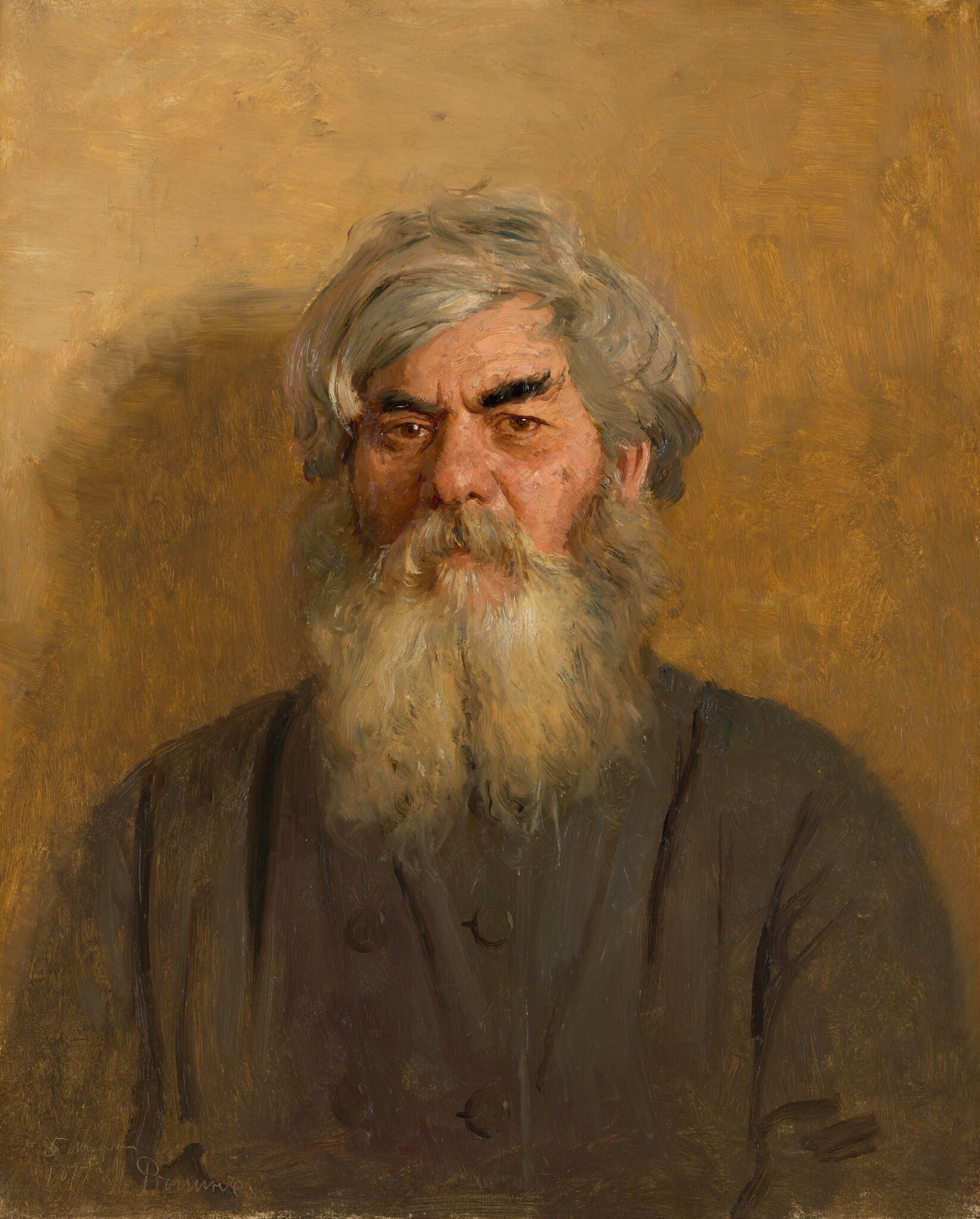 Мужик с дурным глазом, Ilya Repin, 1877