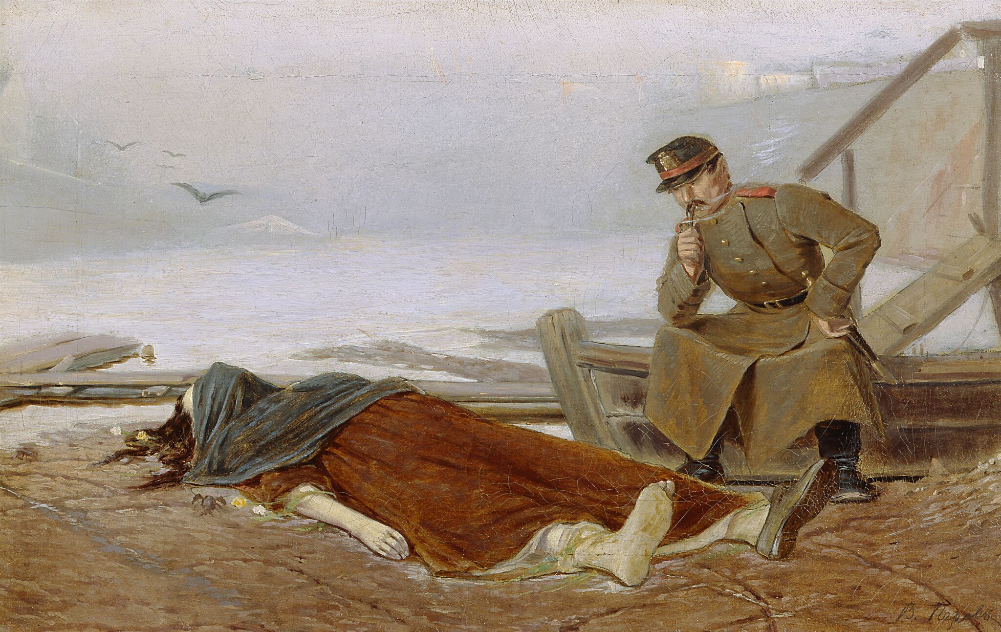 Утопленница, Vasily Perov, 1867