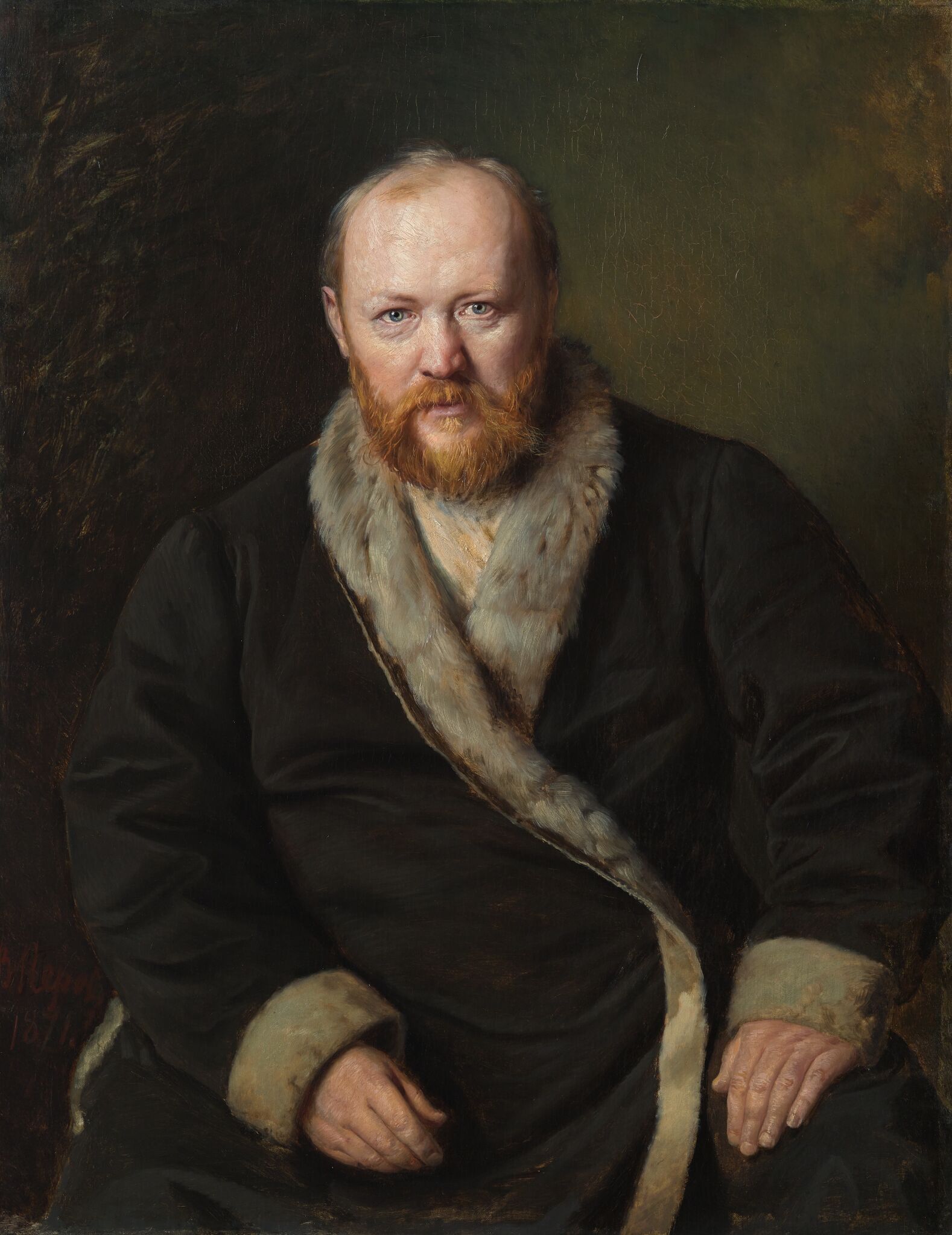 Портрет А.Н. Островского, Vasily Perov, 1871