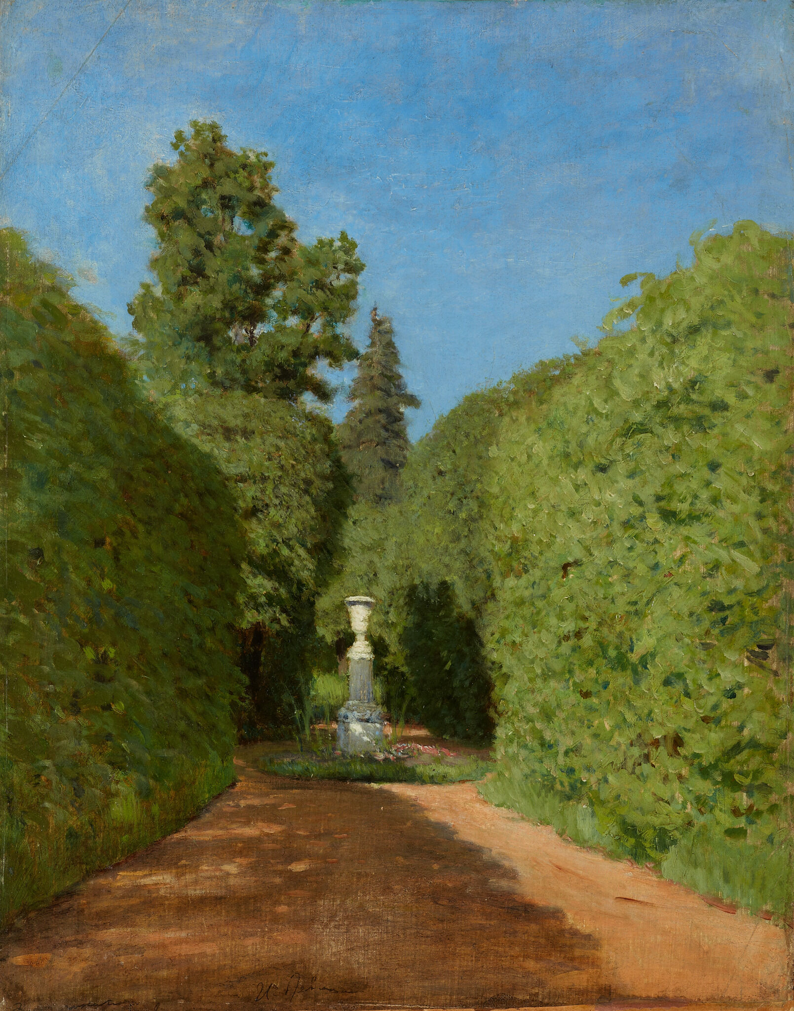 Аллея. Останкино, Isaac Levitan, 1880