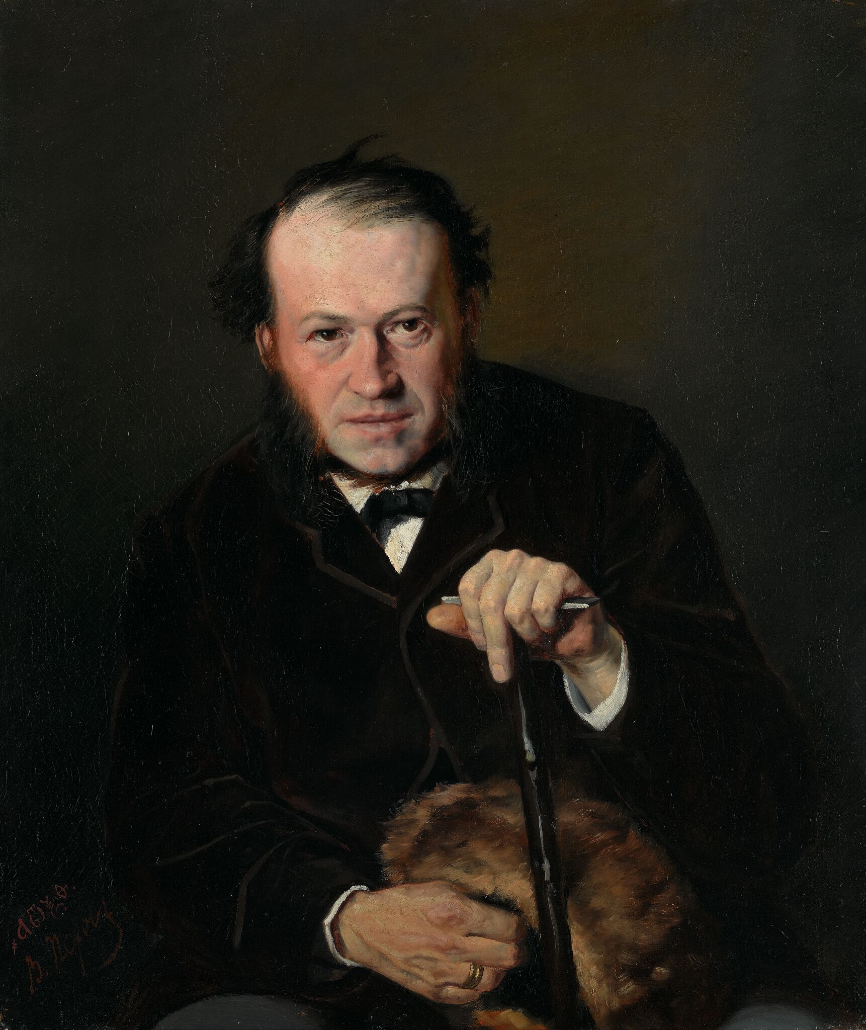 Портрет В.В. Безсонова (1826-1887), Vasily Perov, 1869