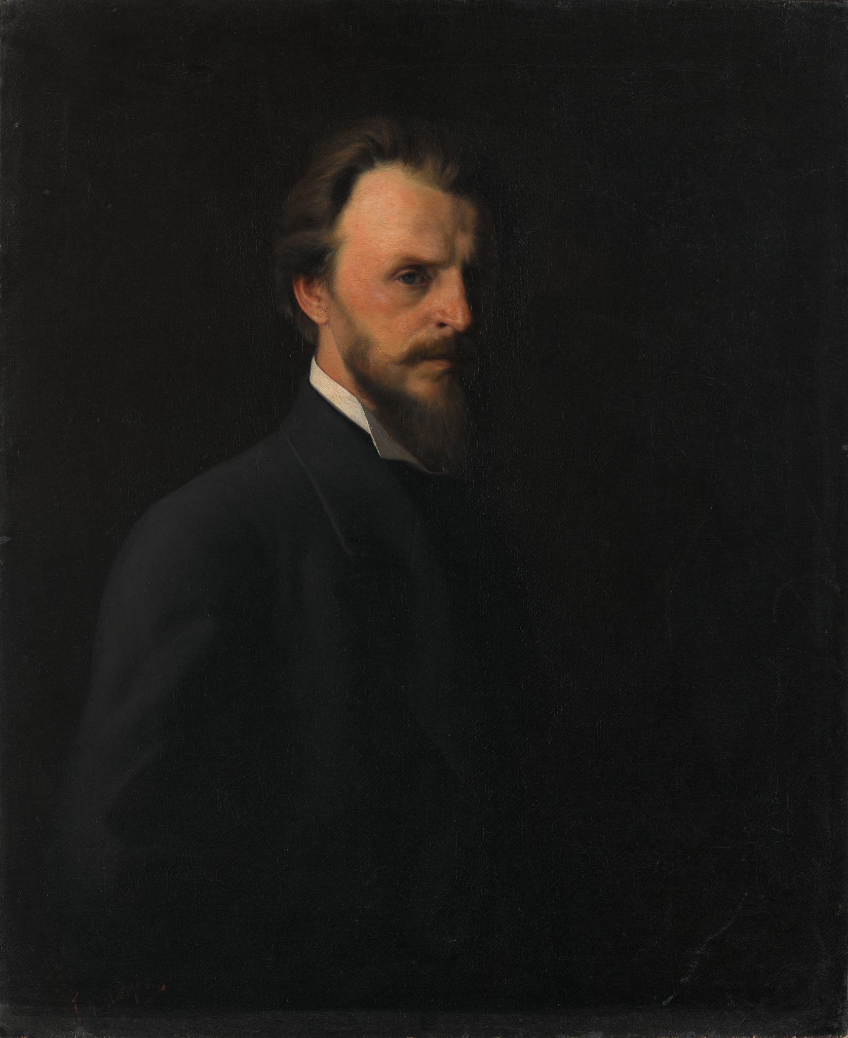 Автопортрет, Grigoriy Myasoyedov, 1878