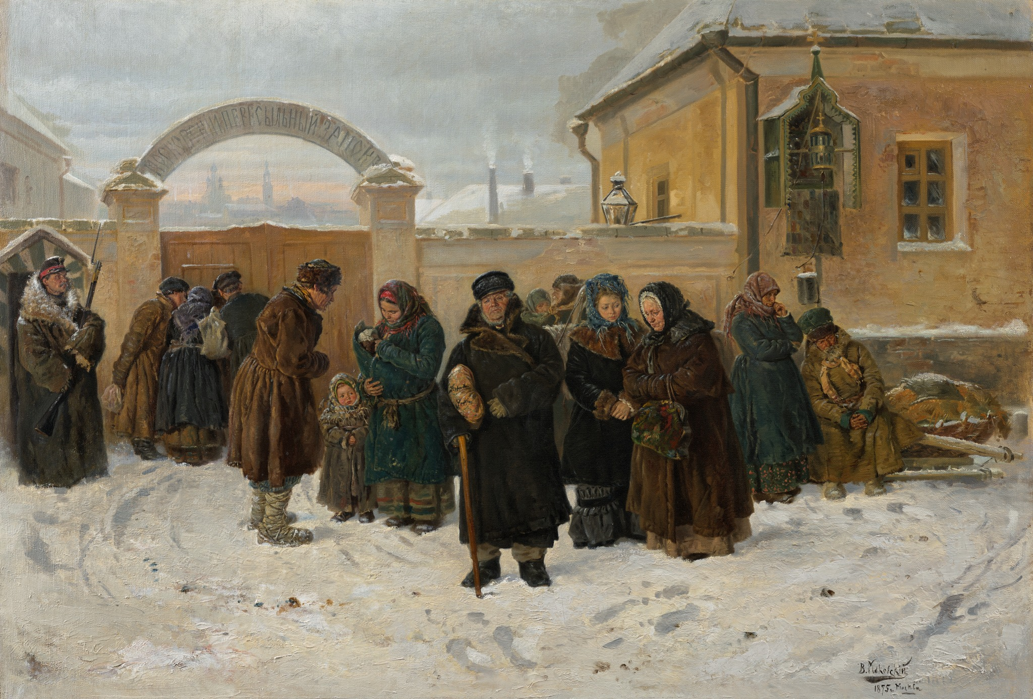 Ожидание, Vladimir Makovsky, 1875