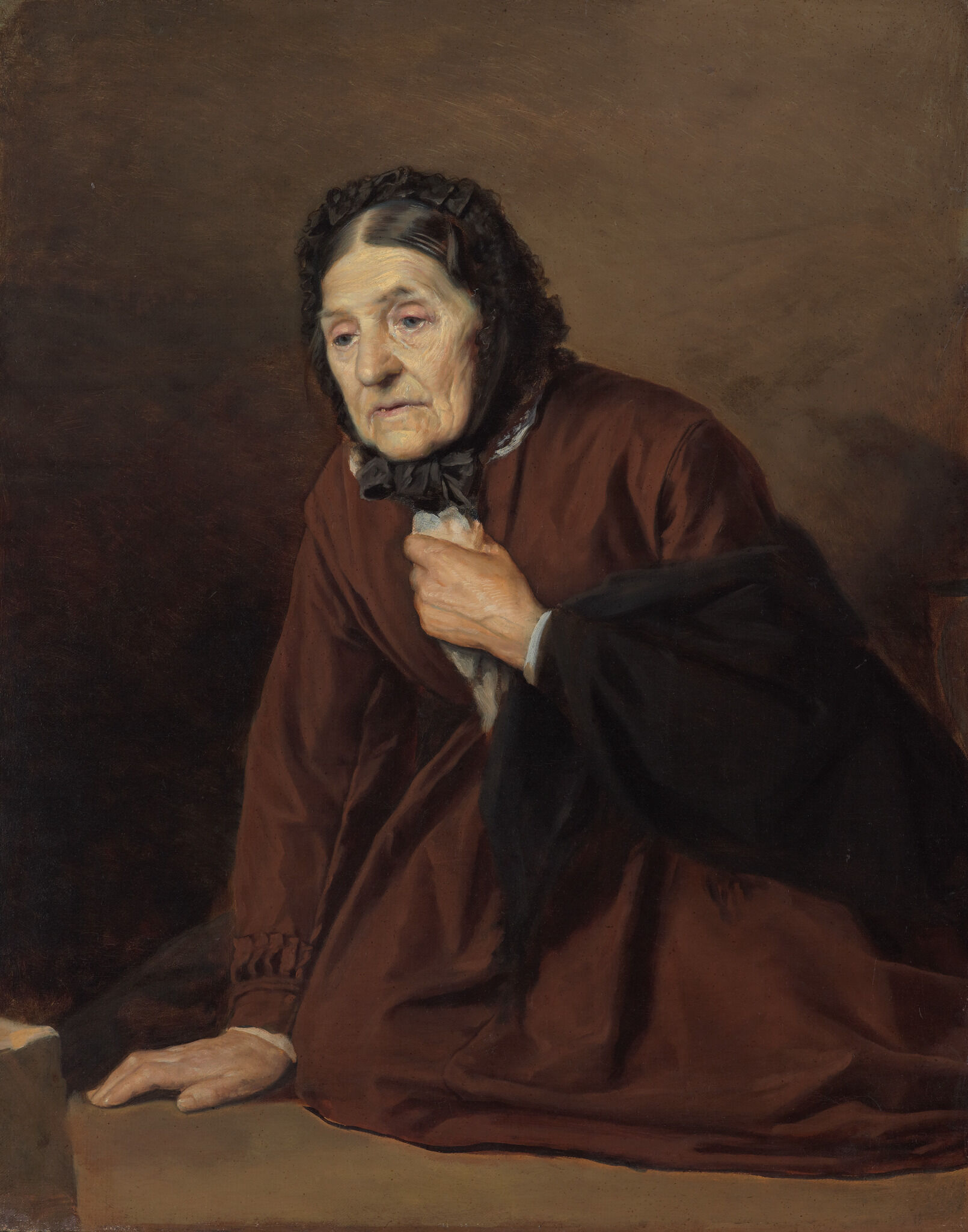 Старушка, Vasily Perov, 1874