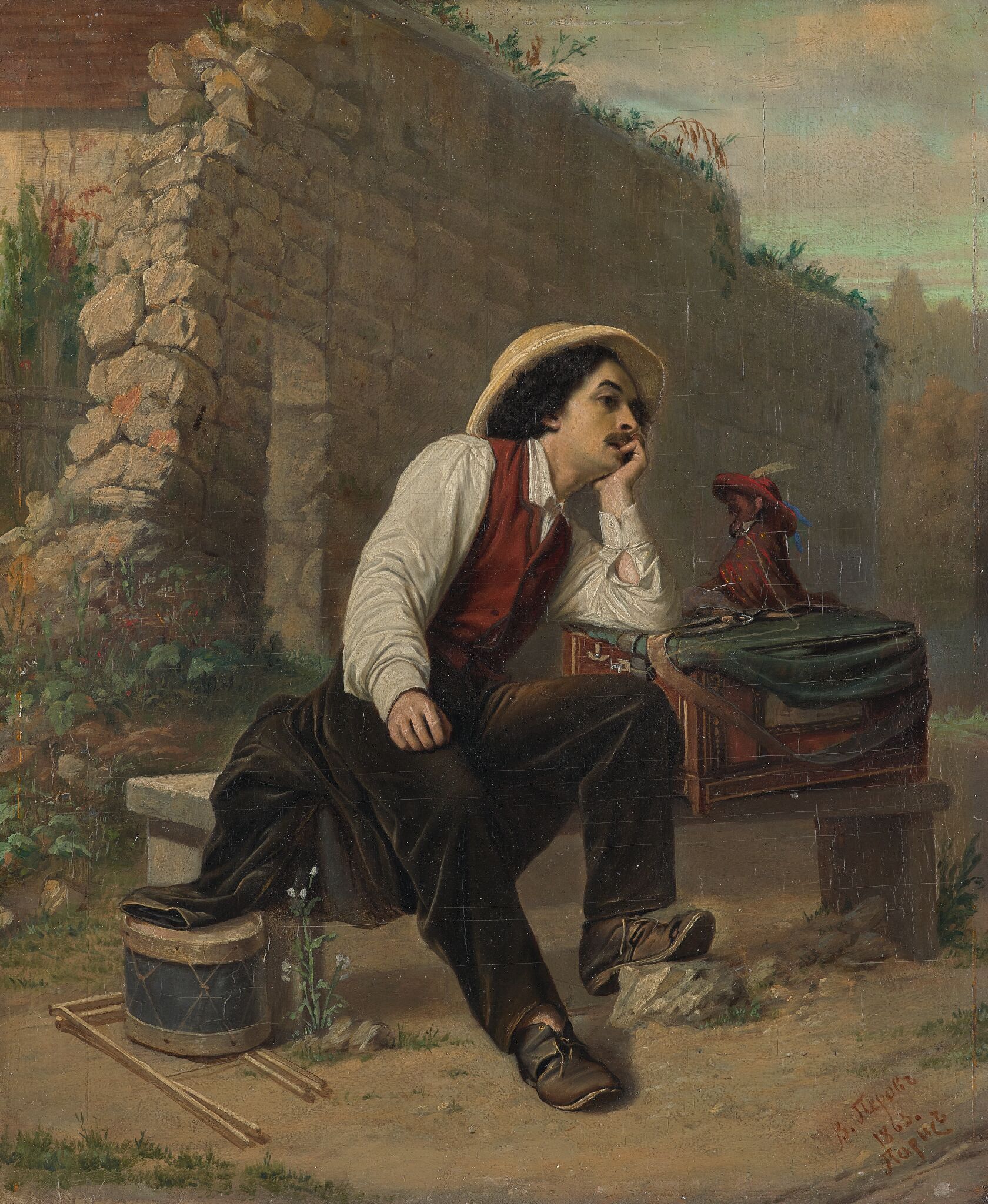 Шарманщик, Vasily Perov, 1863