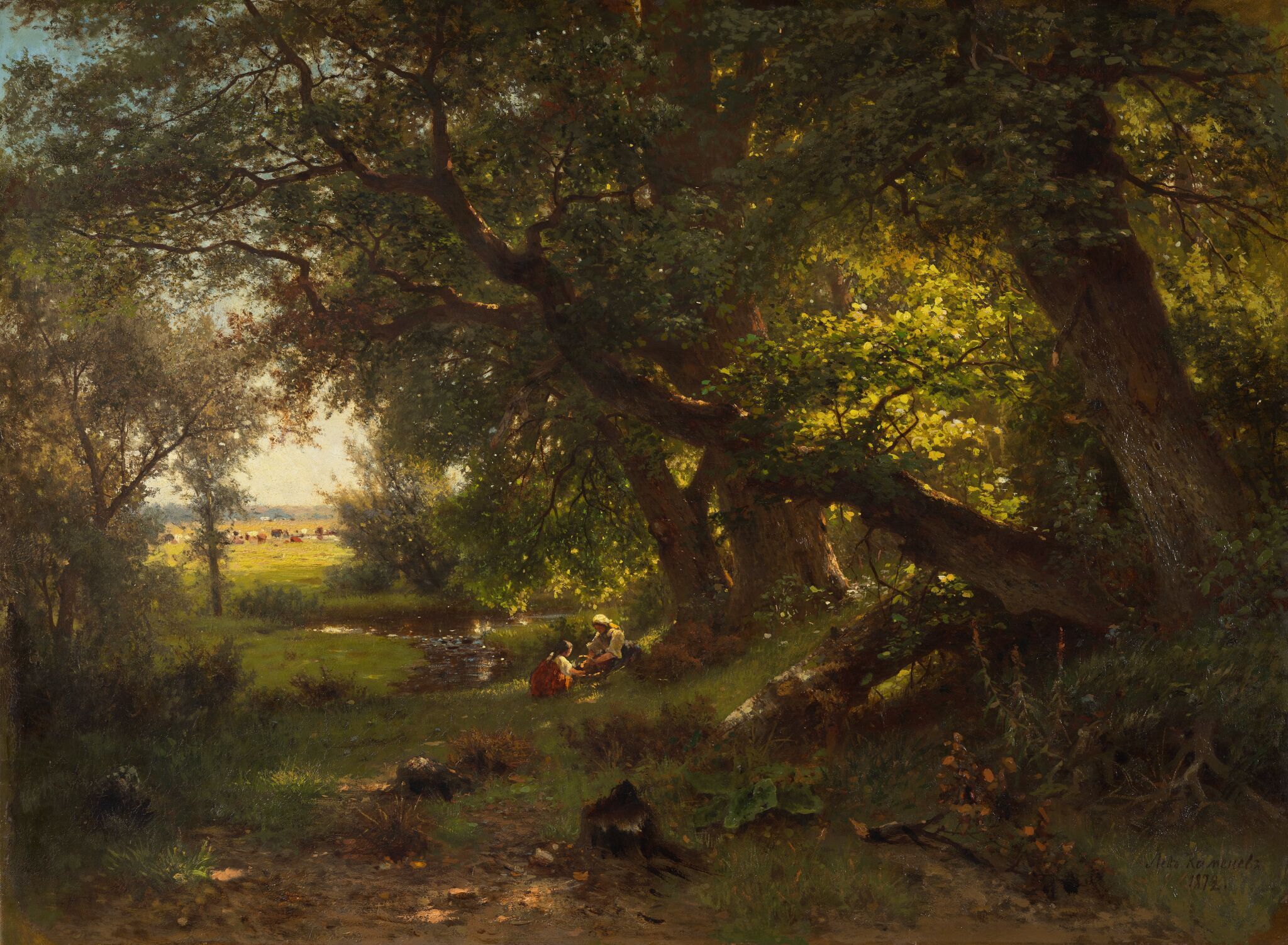 Лес, Lev Kamenev, 1872