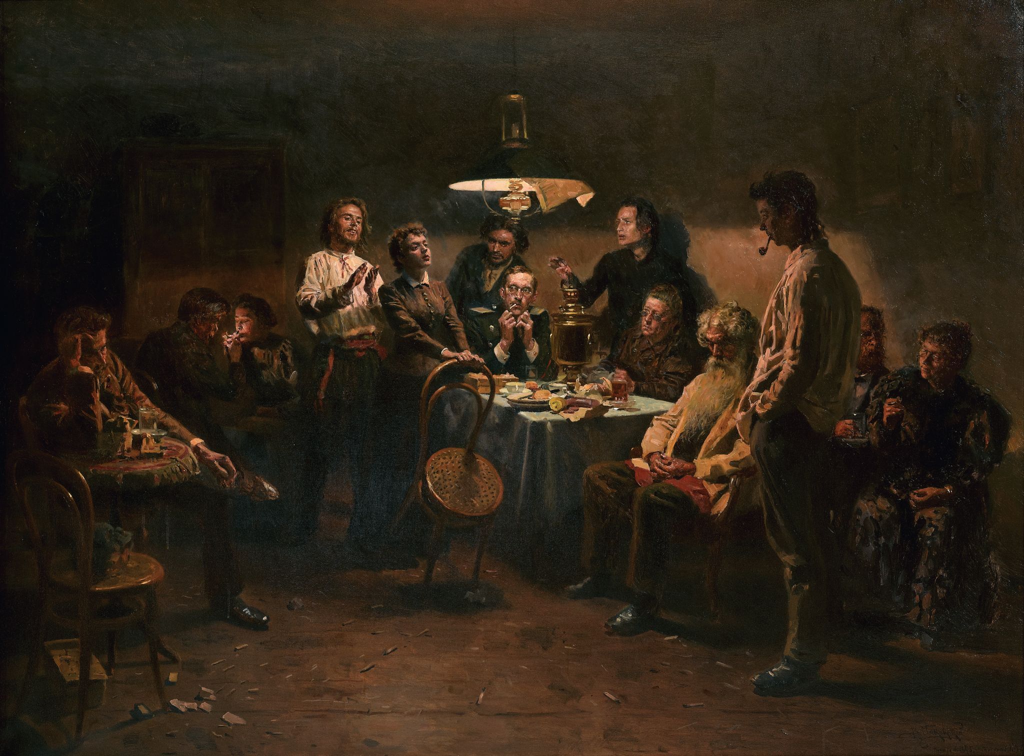 Вечеринка, Vladimir Makovsky, 1875–1897