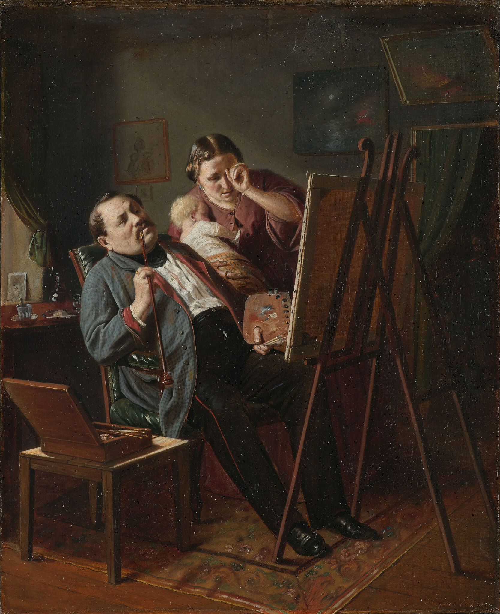 Дилетант, Vasily Perov, 1862