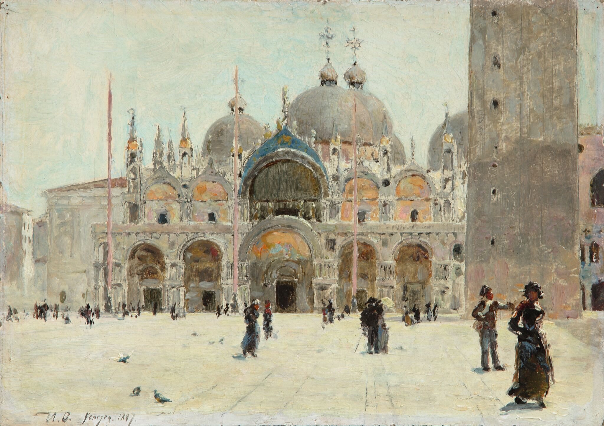 Площадь Св. Марка в Венеции, Ilya Ostroukhov, 1887