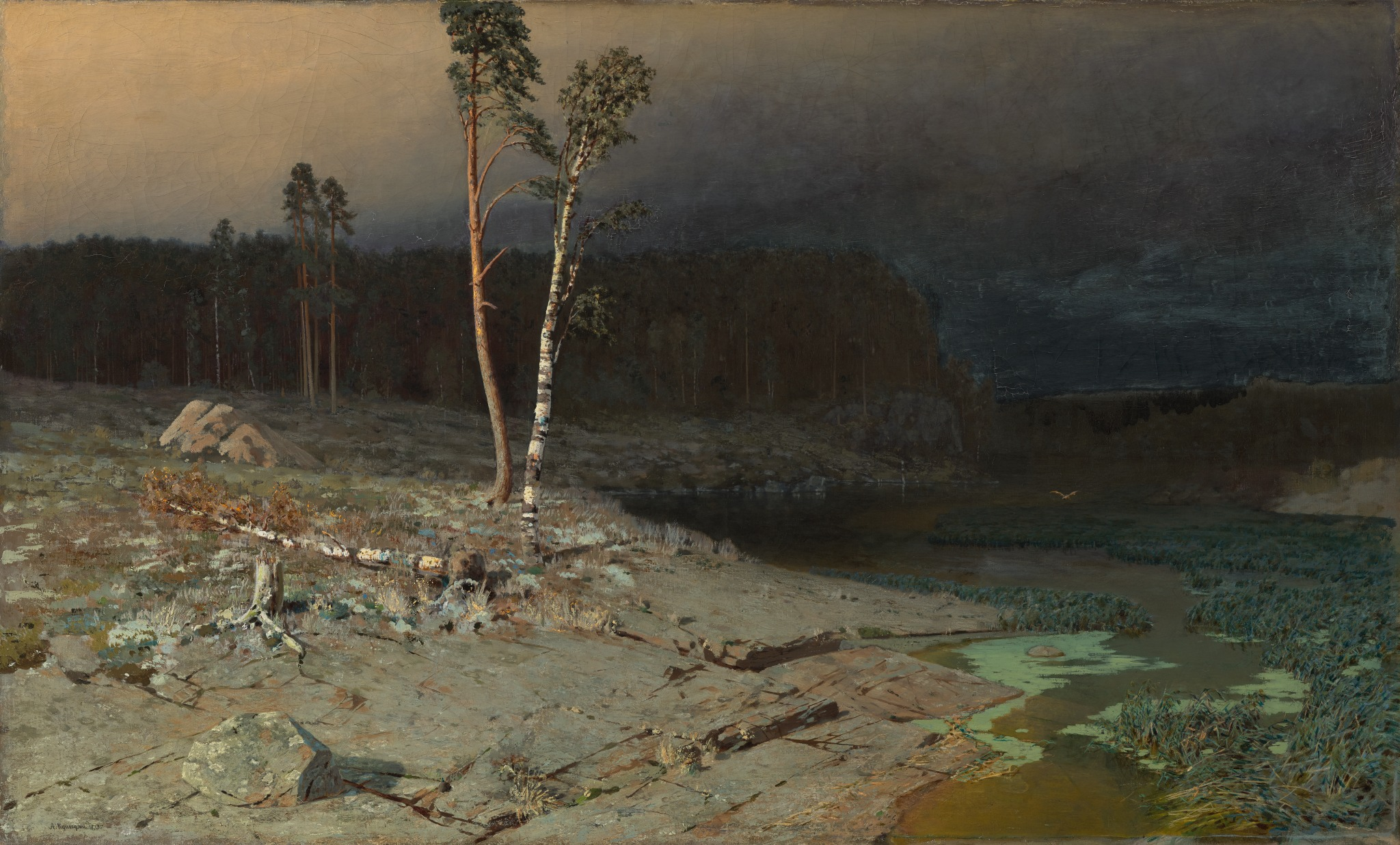На острове Валааме, Arkhip Kuindzhi, 1873