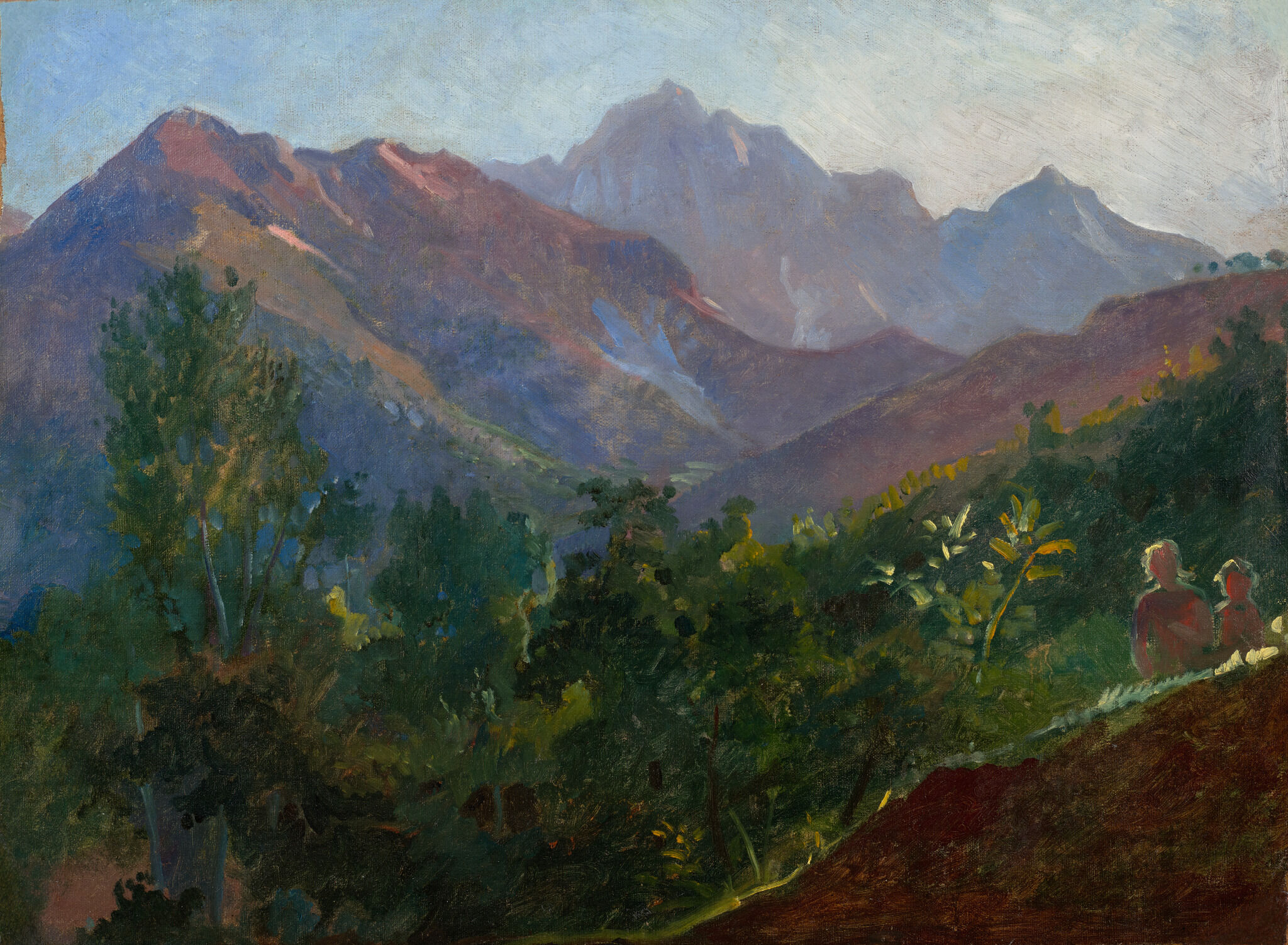 В горах Каррары, Nikolai Ge, 1868