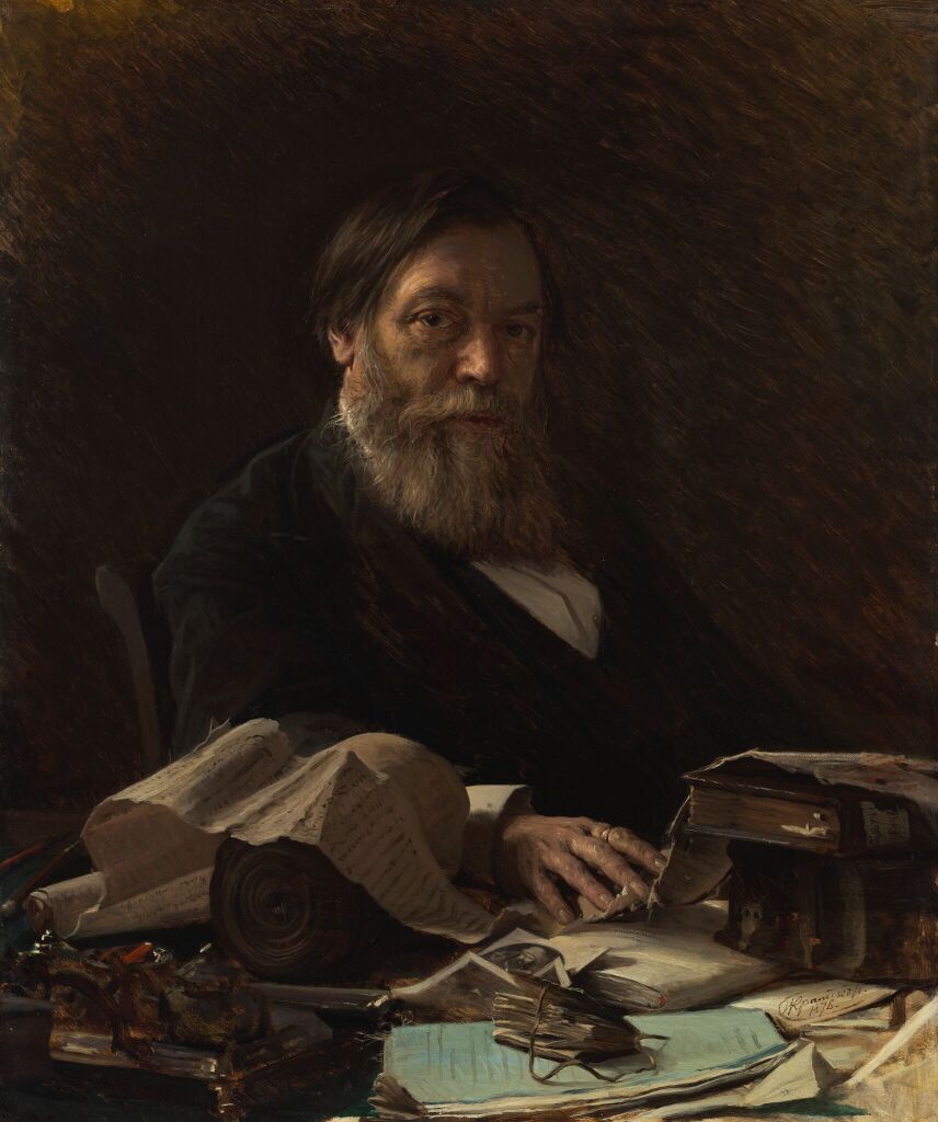 Портрет писателя П.И. Мельникова