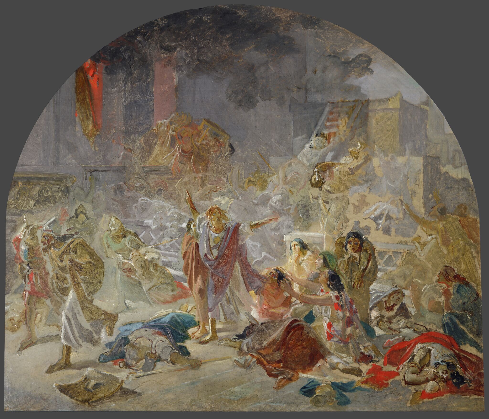 Разрушение Иерусалимского храма, Nikolai Ge, 1859