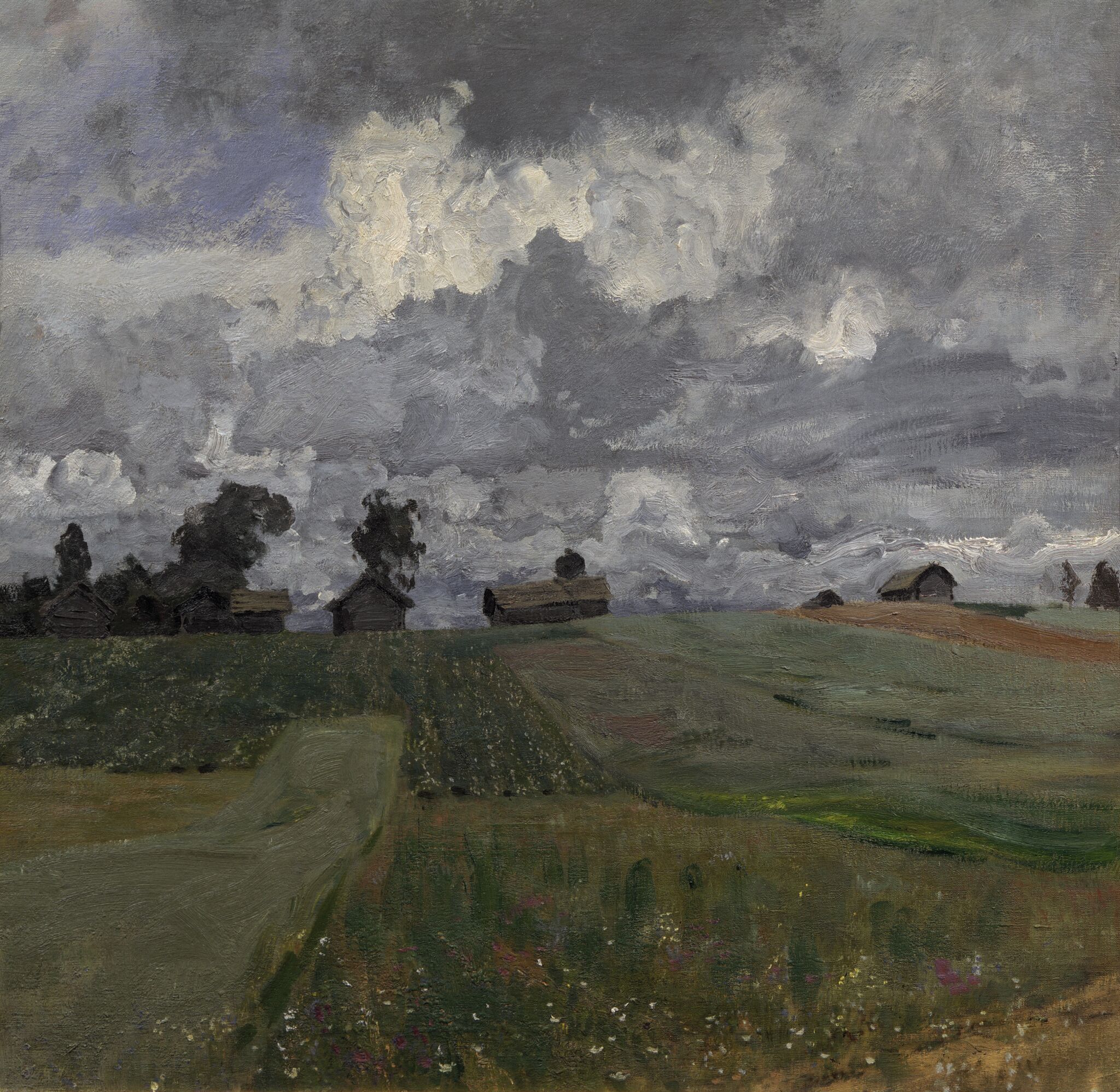Бурный день, Isaac Levitan, 1897