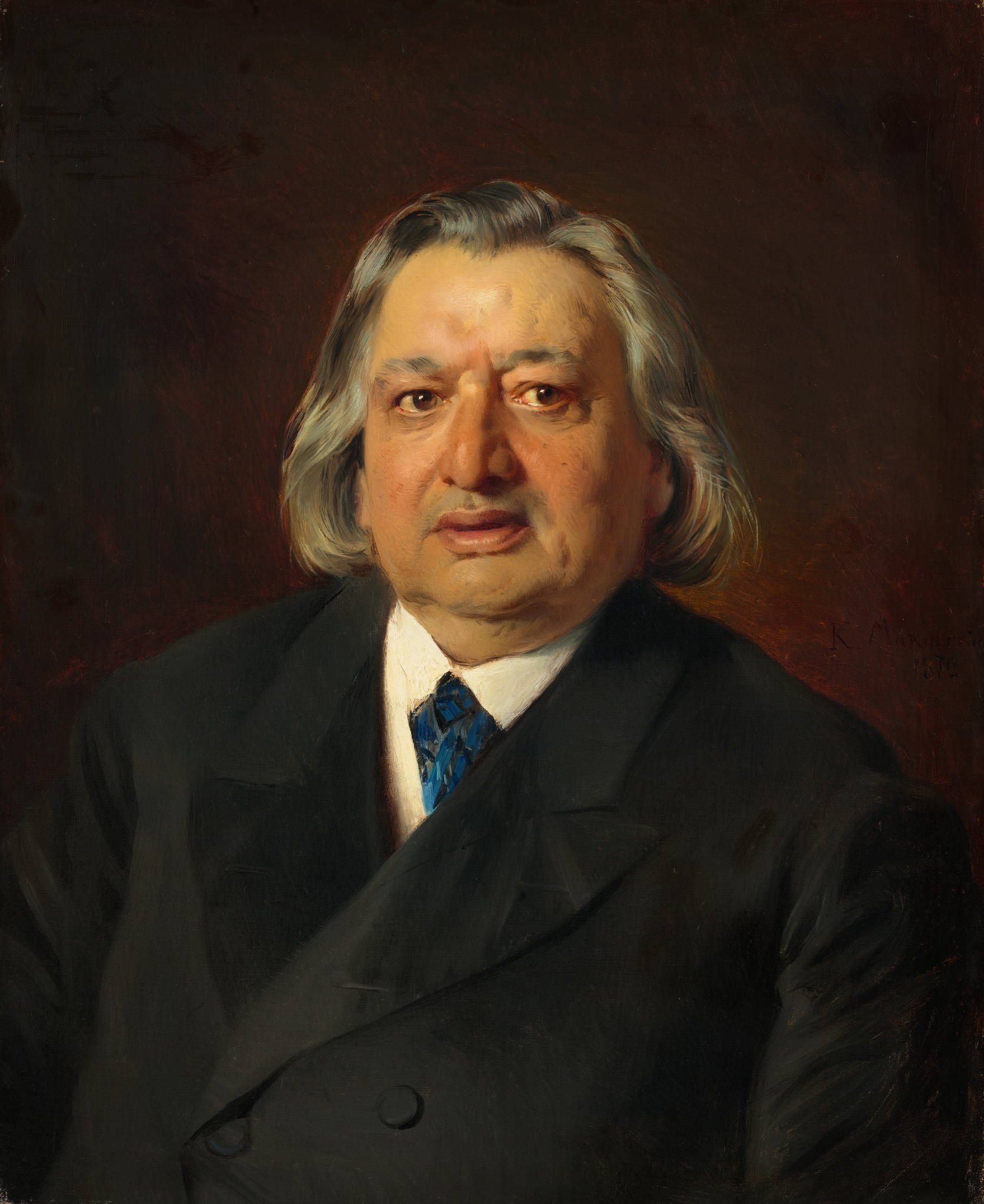 Портрет певца Осипа Афанасьевича Петрова (1807-1878), Konstantin Makovsky, 1870