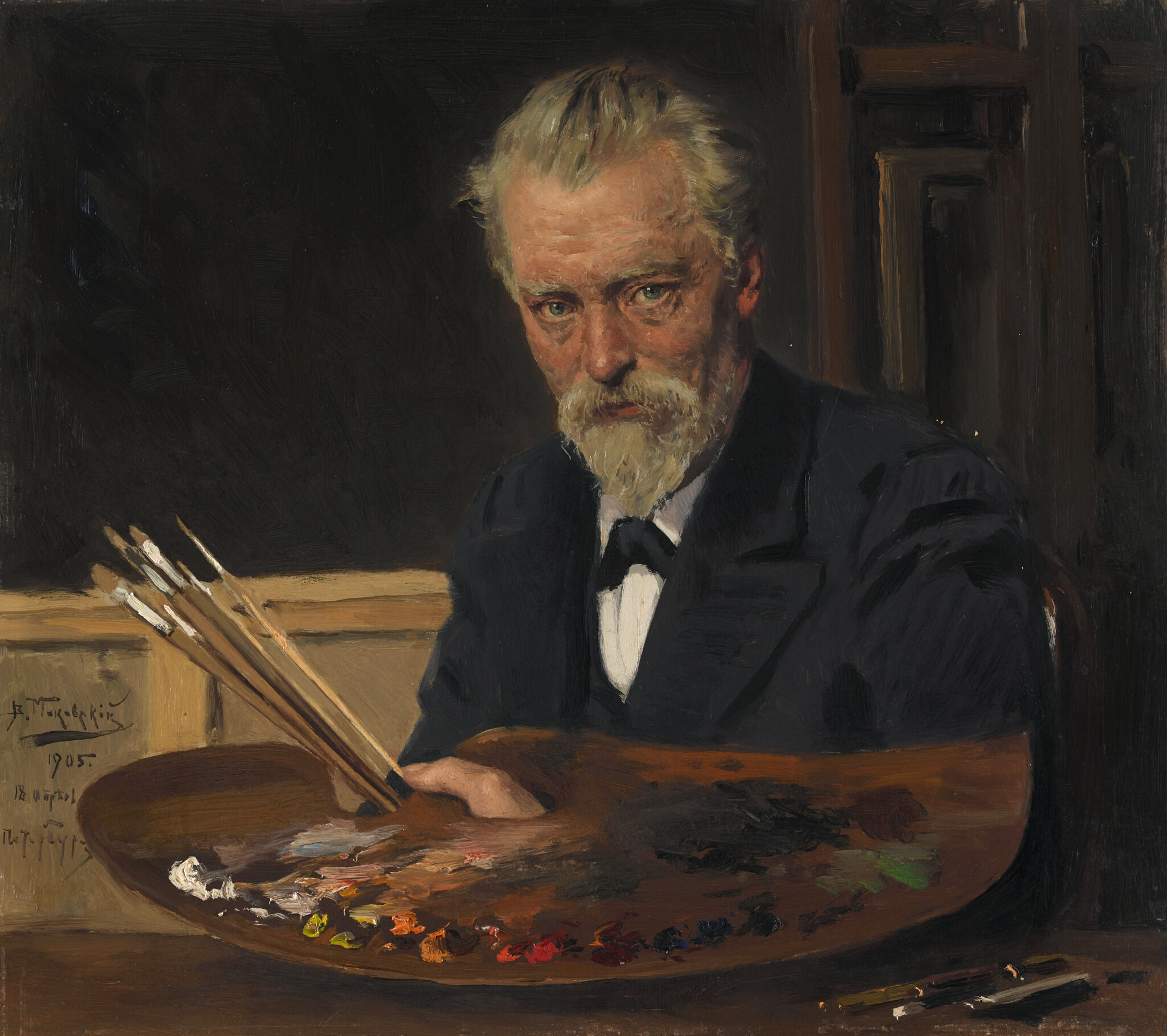 Автопортрет, Vladimir Makovsky, 1905