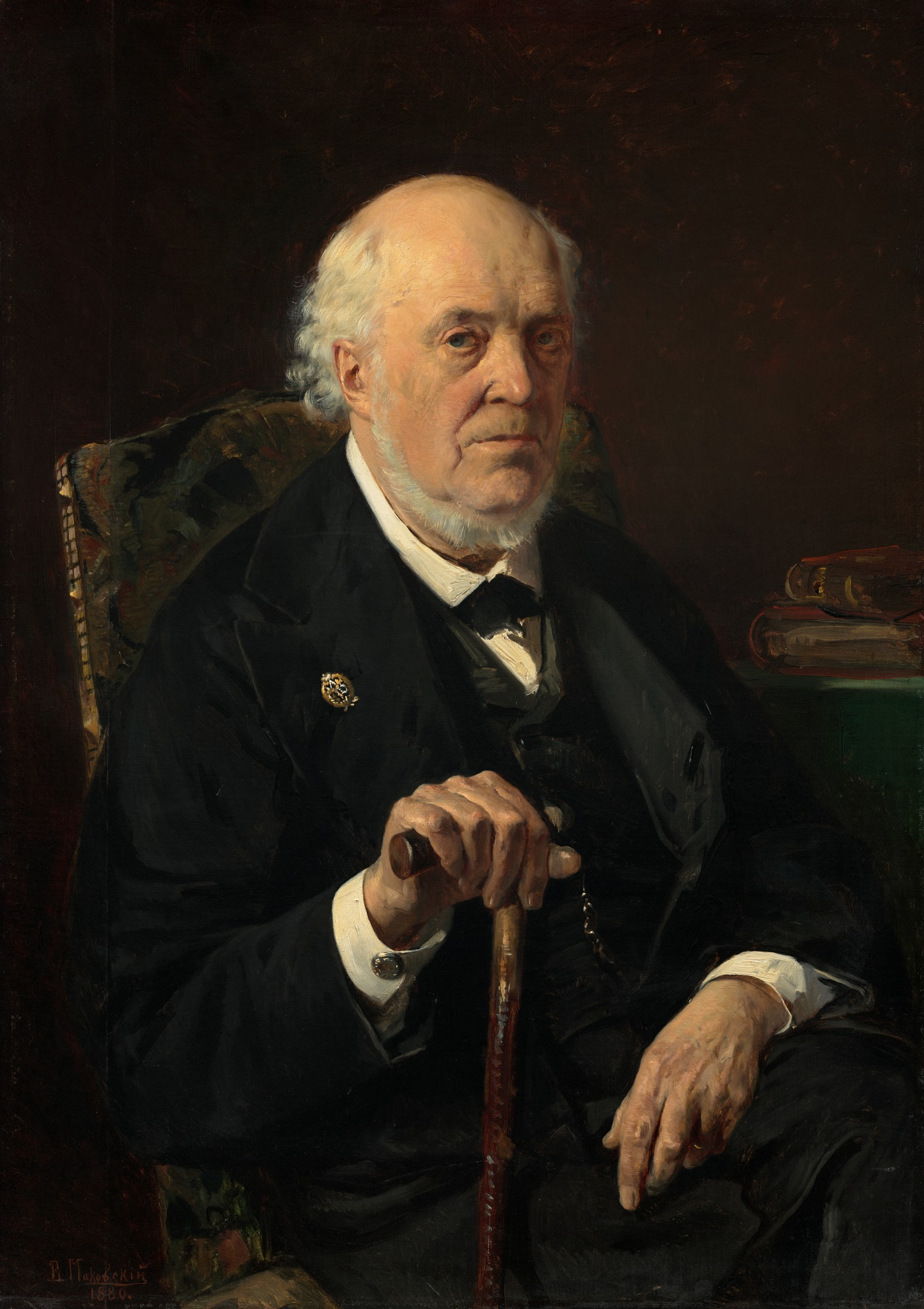 Портрет Е.И. Маковского, Vladimir Makovsky, 1880
