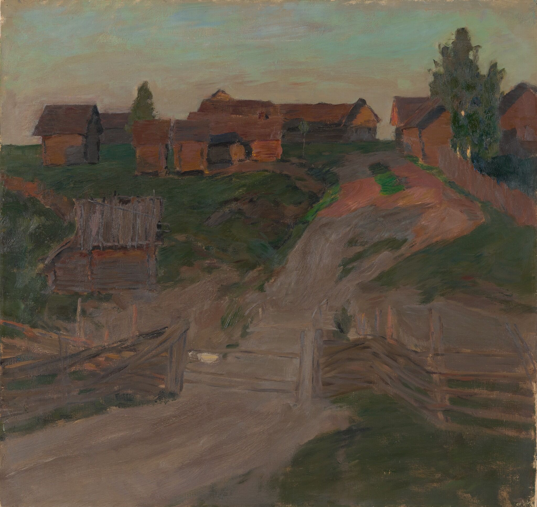 Последние лучи солнца, Isaac Levitan, 1899